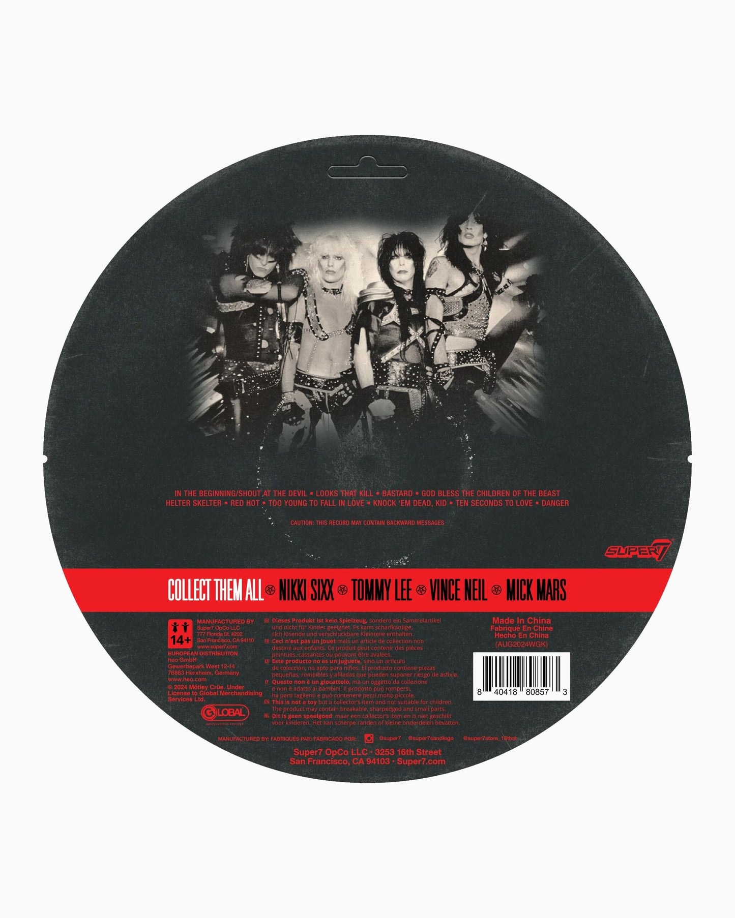 Super7 ReAction Figure Motley Crue Mick Mars Shout At The Devil