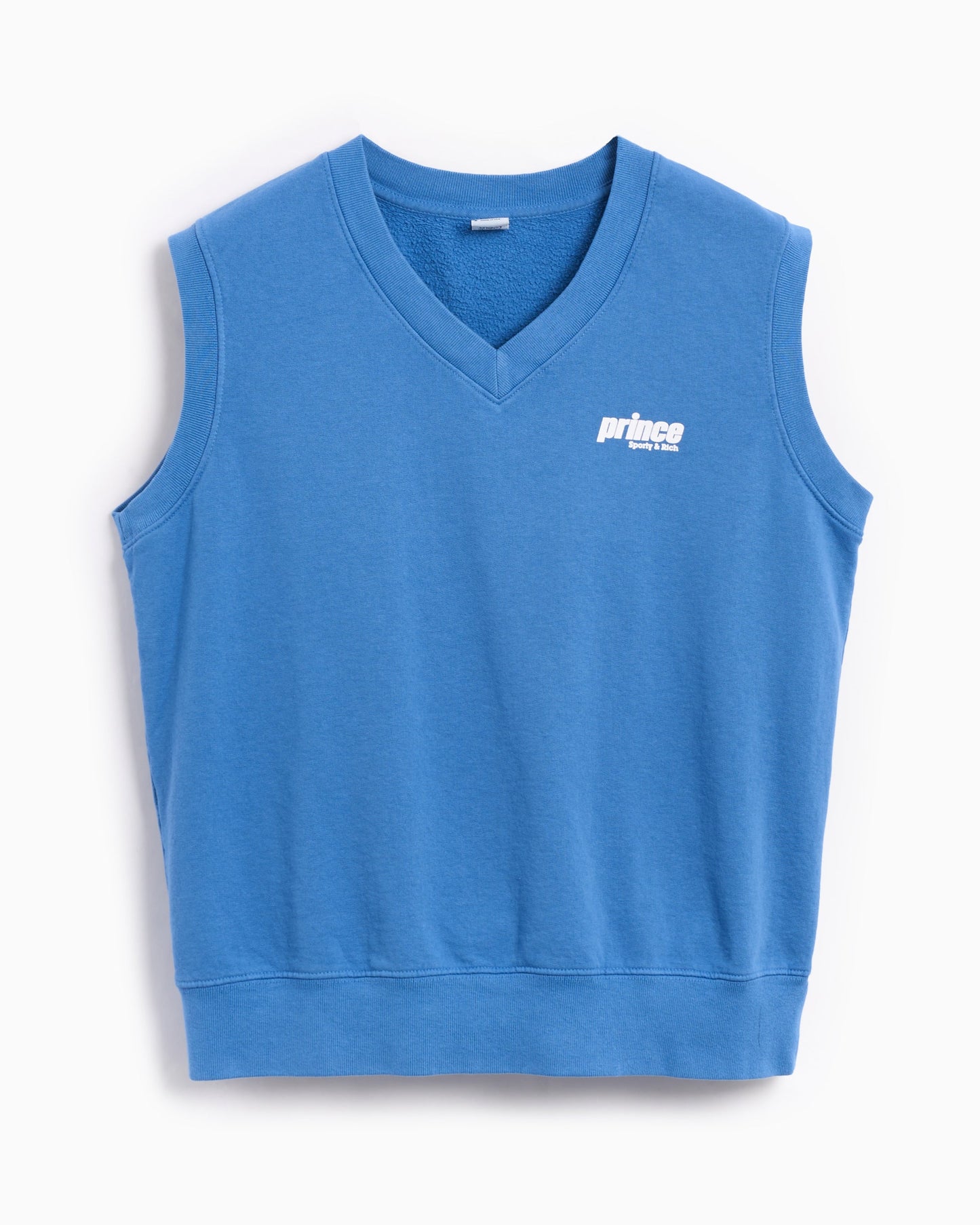 Jersey 7962 Sporty & Rich x Prince Sporty Embroidered Unisex V-Neck Vest Unisex