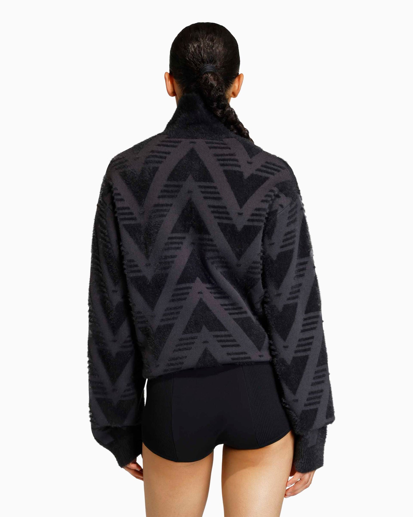 Jersey Relaxed adidas Originals Knitted Half-Zipped para mujer