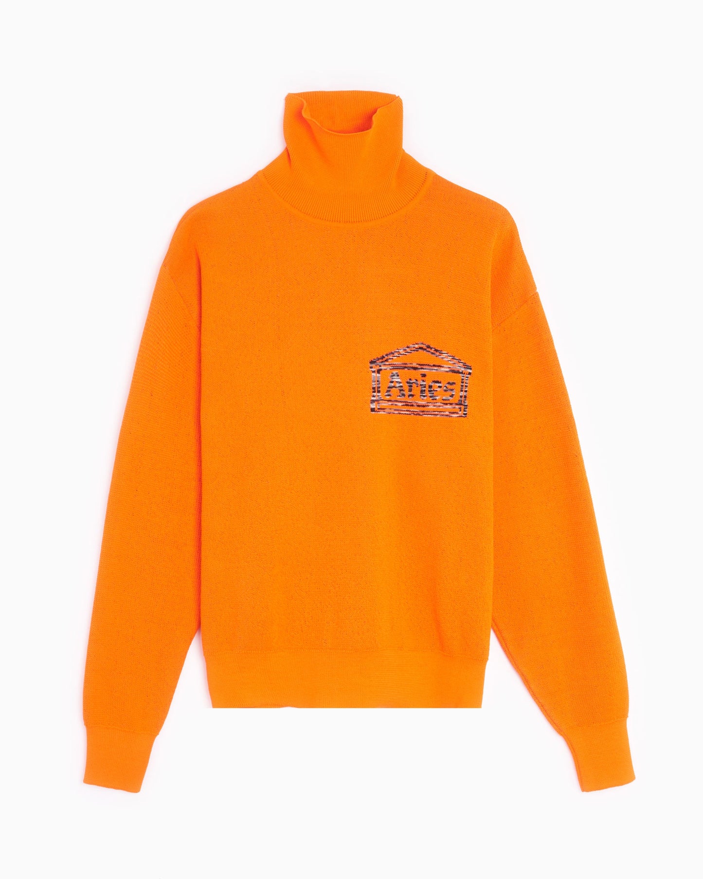 Jersey Aries Temple Fluro Men's Turtleneck Knit Sweater para hombre