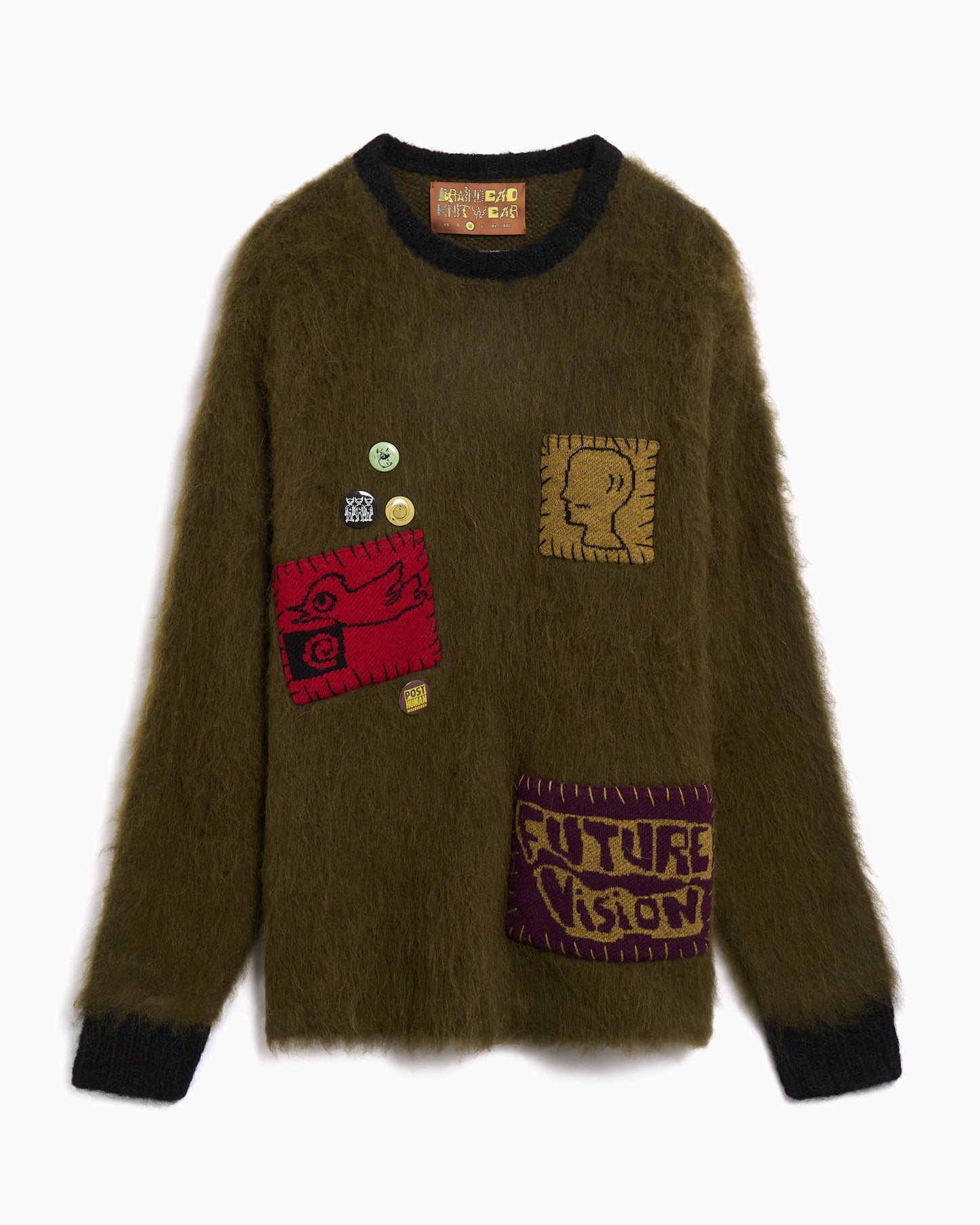 Jersey con gráfico Boxy Brain Dead Future Vision para hombre