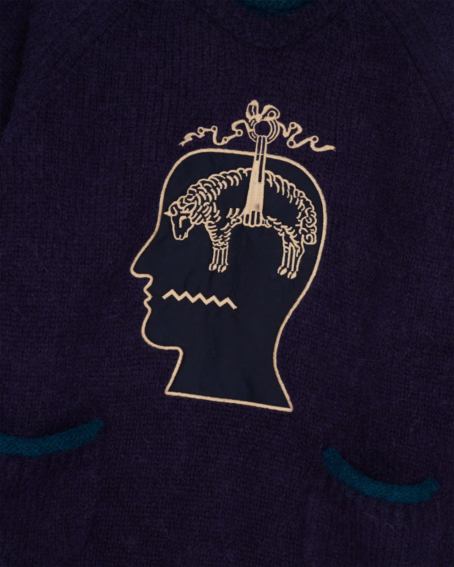 Jersey bordado Relaxed Brain Dead x Brooks Brothers California para hombre