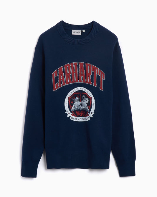 Jersey Relaxed Carhartt WIP Library College Men's Sweater para hombre