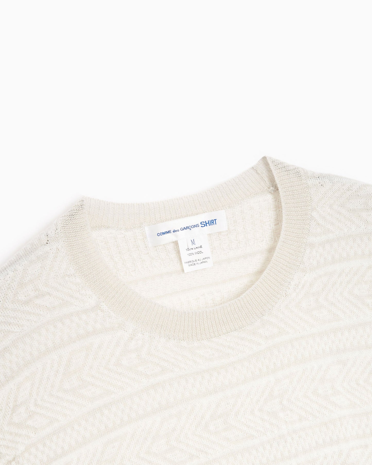 Jersey Comme Des Garçons Shirt Men's Knit Sweater para hombre