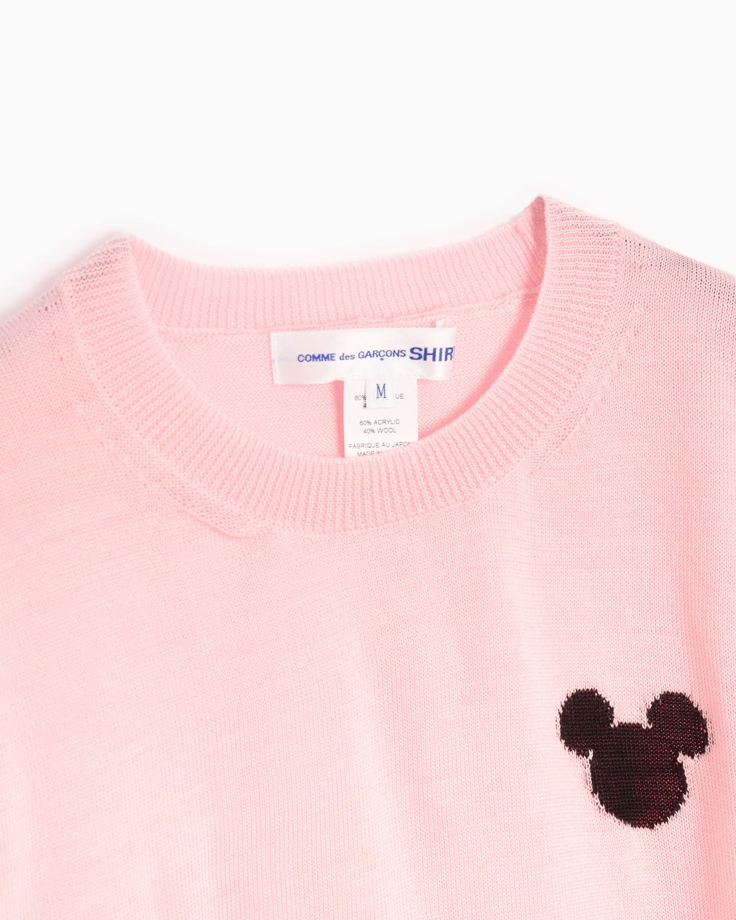 Jersey Comme Des Garçons Shirt Mickey Men's Knit Sweater para hombre