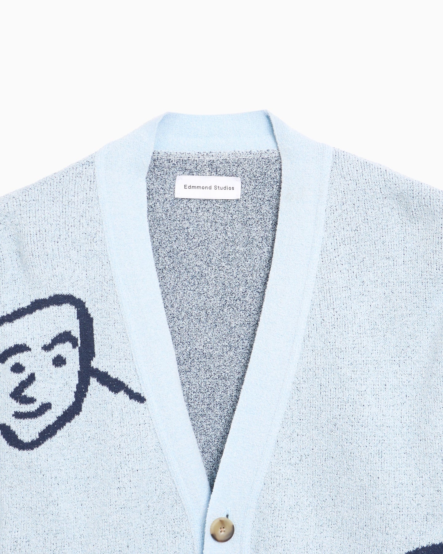Jersey Relaxed Edmmond Studios Men's Knit Cardigan para hombre