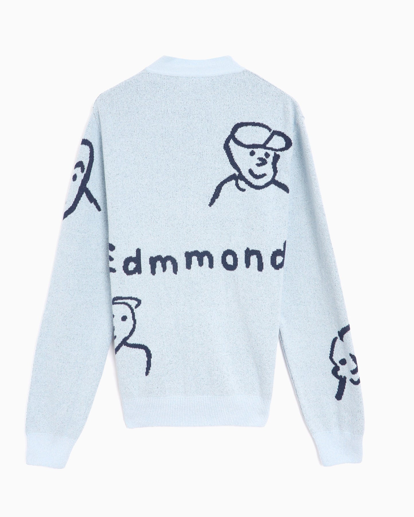 Jersey Relaxed Edmmond Studios Men's Knit Cardigan para hombre