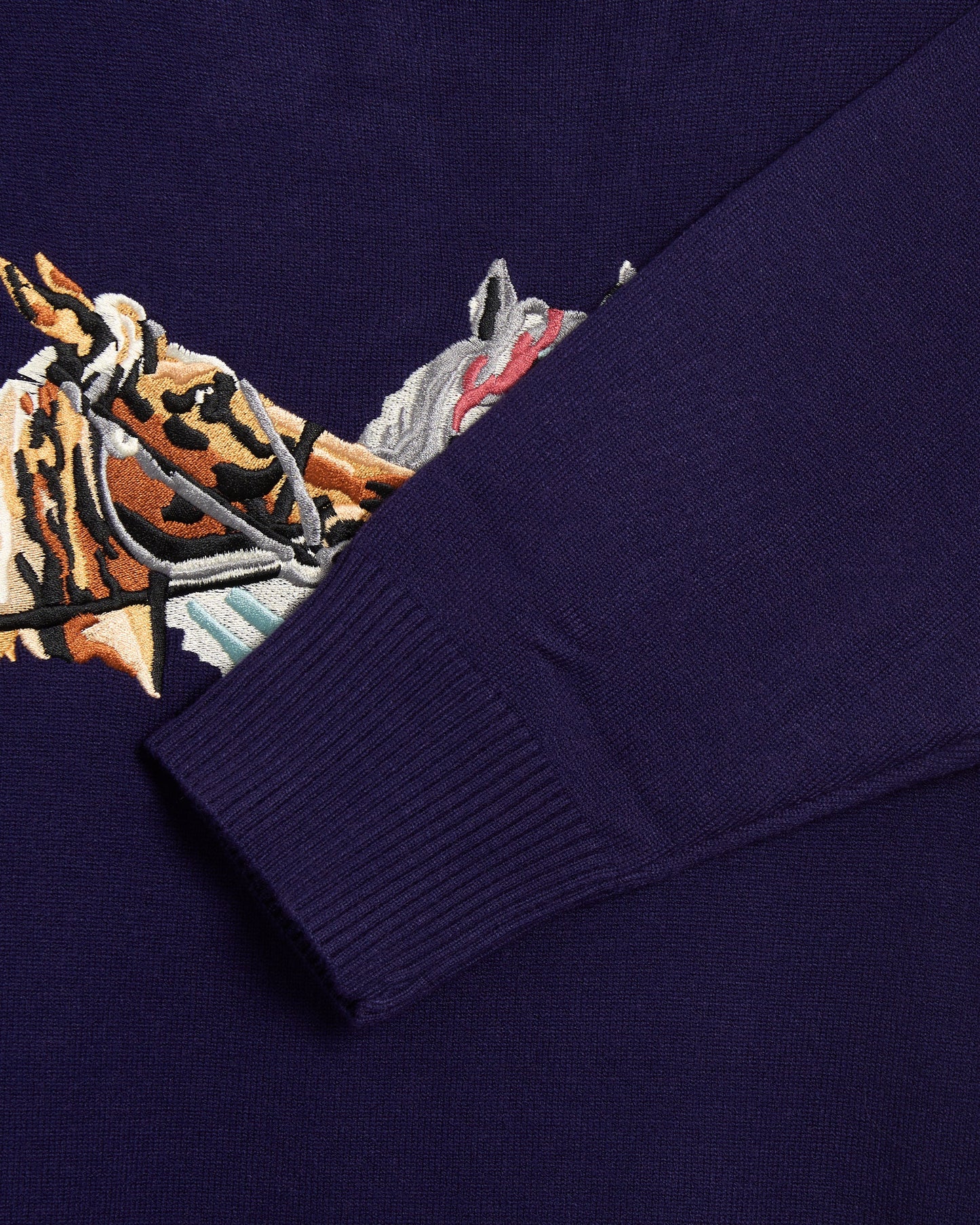 Jersey con gráfico Hélas. Horses para hombre