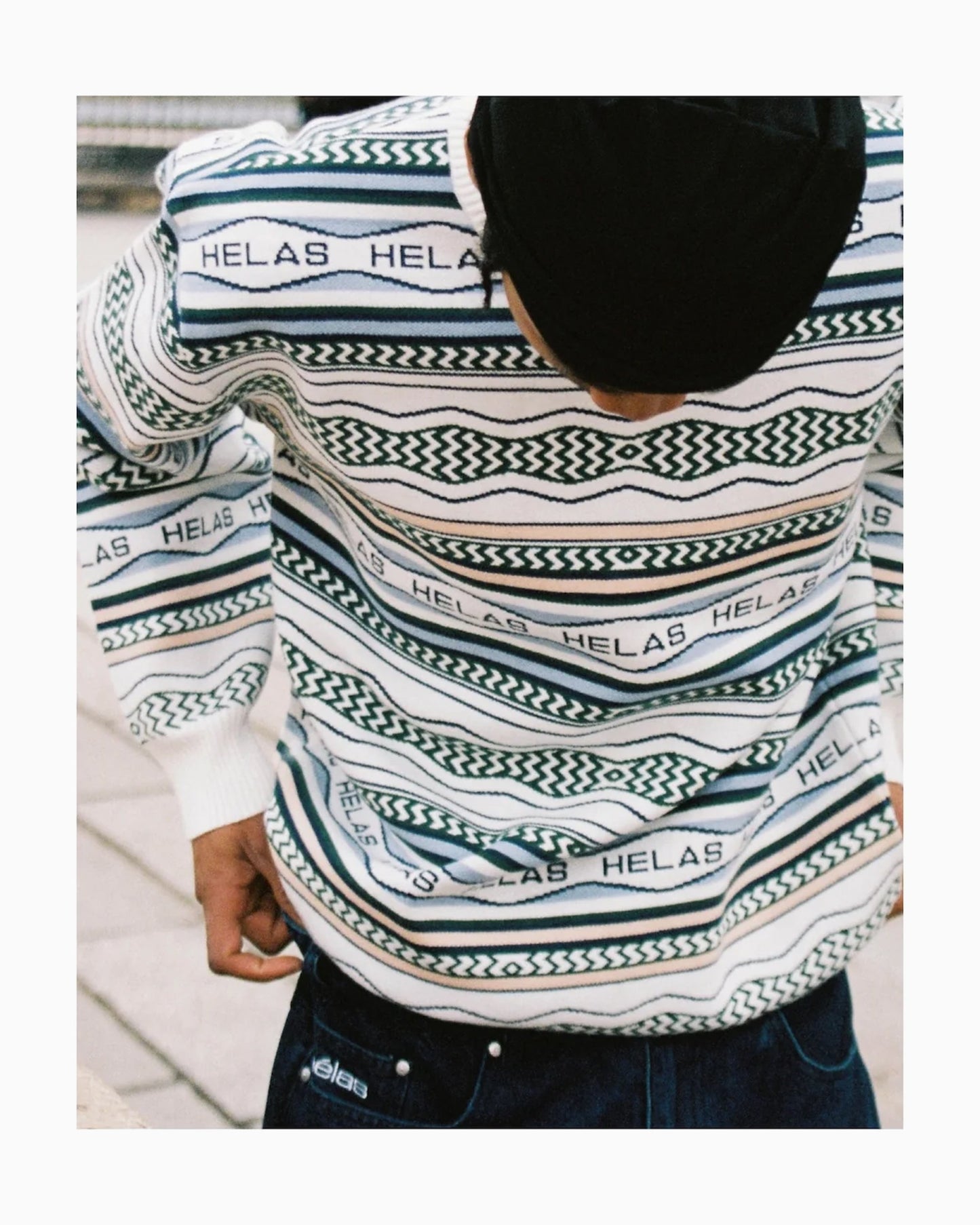 Jersey con gráfico Relaxed Hélas. Kool para hombre