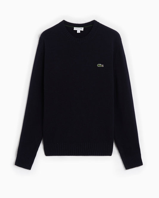Jersey Lacoste Men's Carded Wool Crew Neck Sweater para hombre