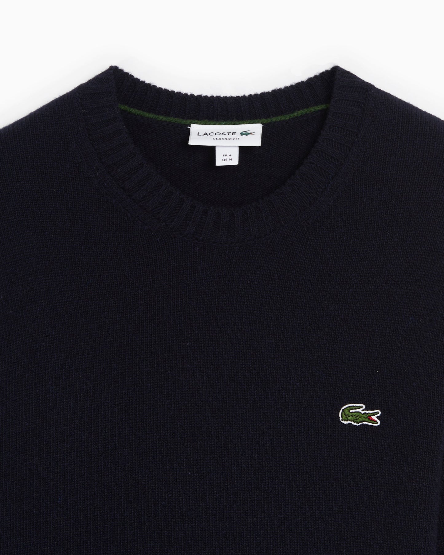 Jersey Lacoste Men's Carded Wool Crew Neck Sweater para hombre