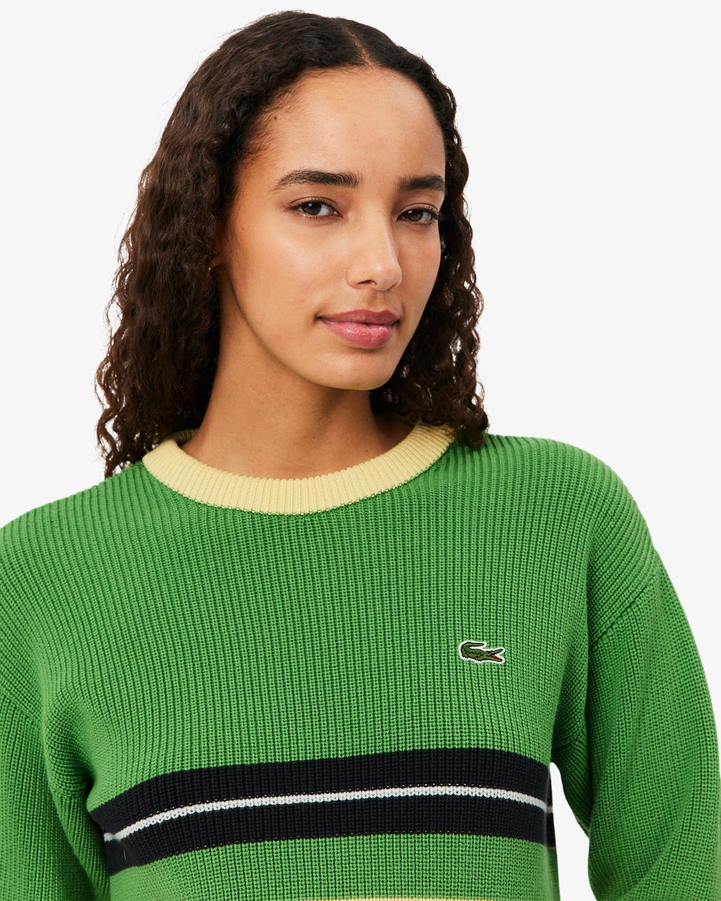 Jersey con logo Relaxed Lacoste Re-edition para mujer