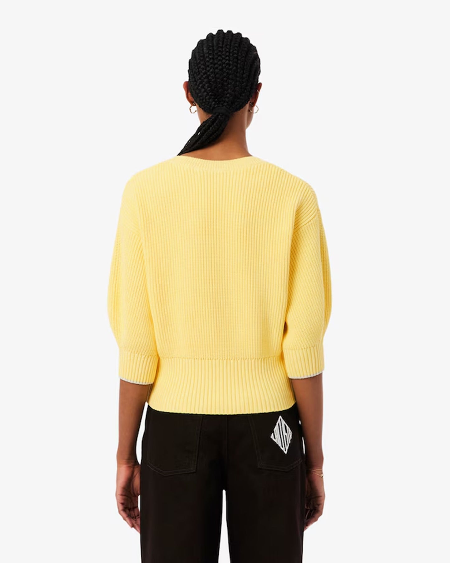 Jersey Relaxed de cuello redondo Lacoste para mujer