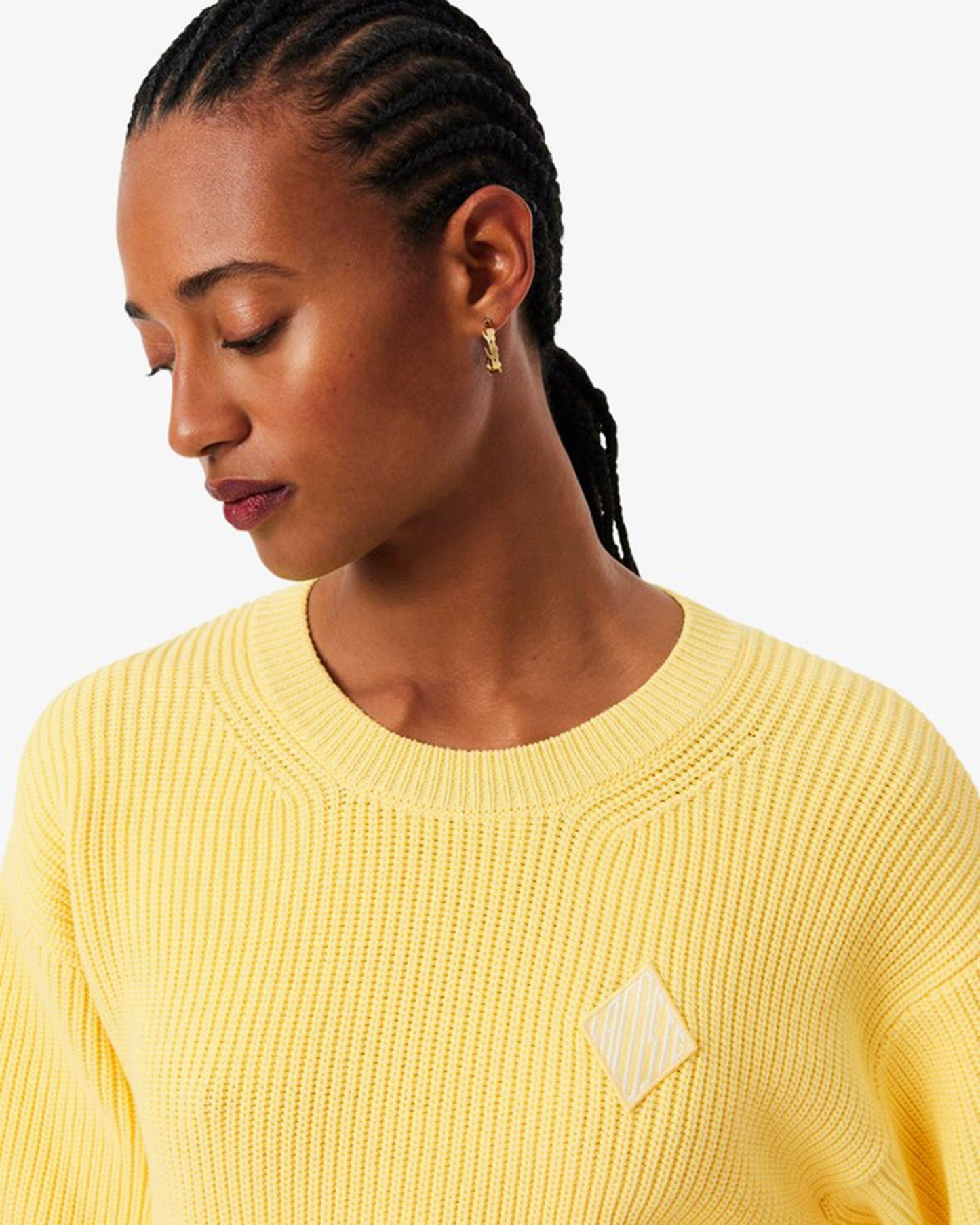 Jersey Relaxed de cuello redondo Lacoste para mujer