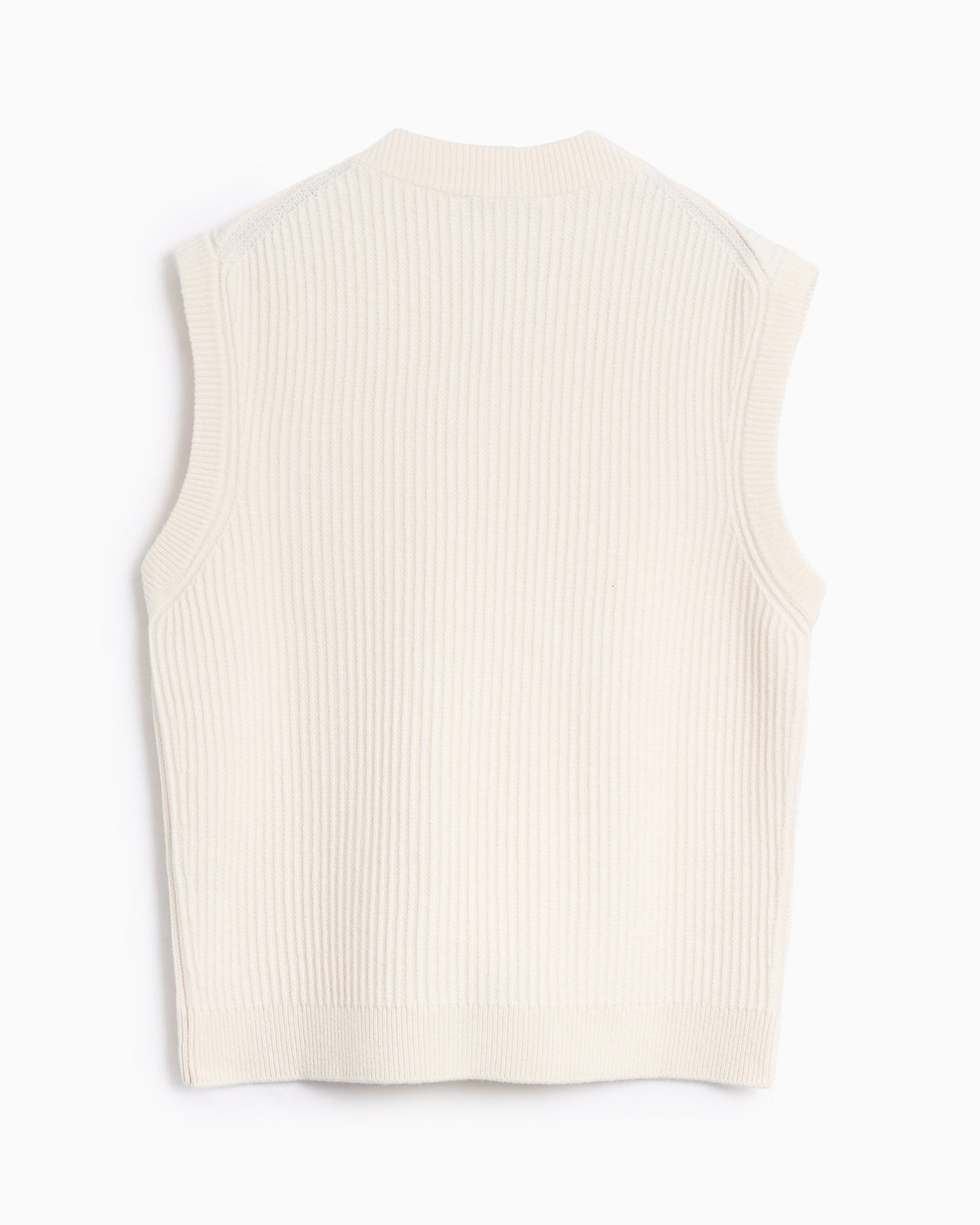 Jersey con logo Ribbed Vest Maison Kitsuné Fox Head para hombre