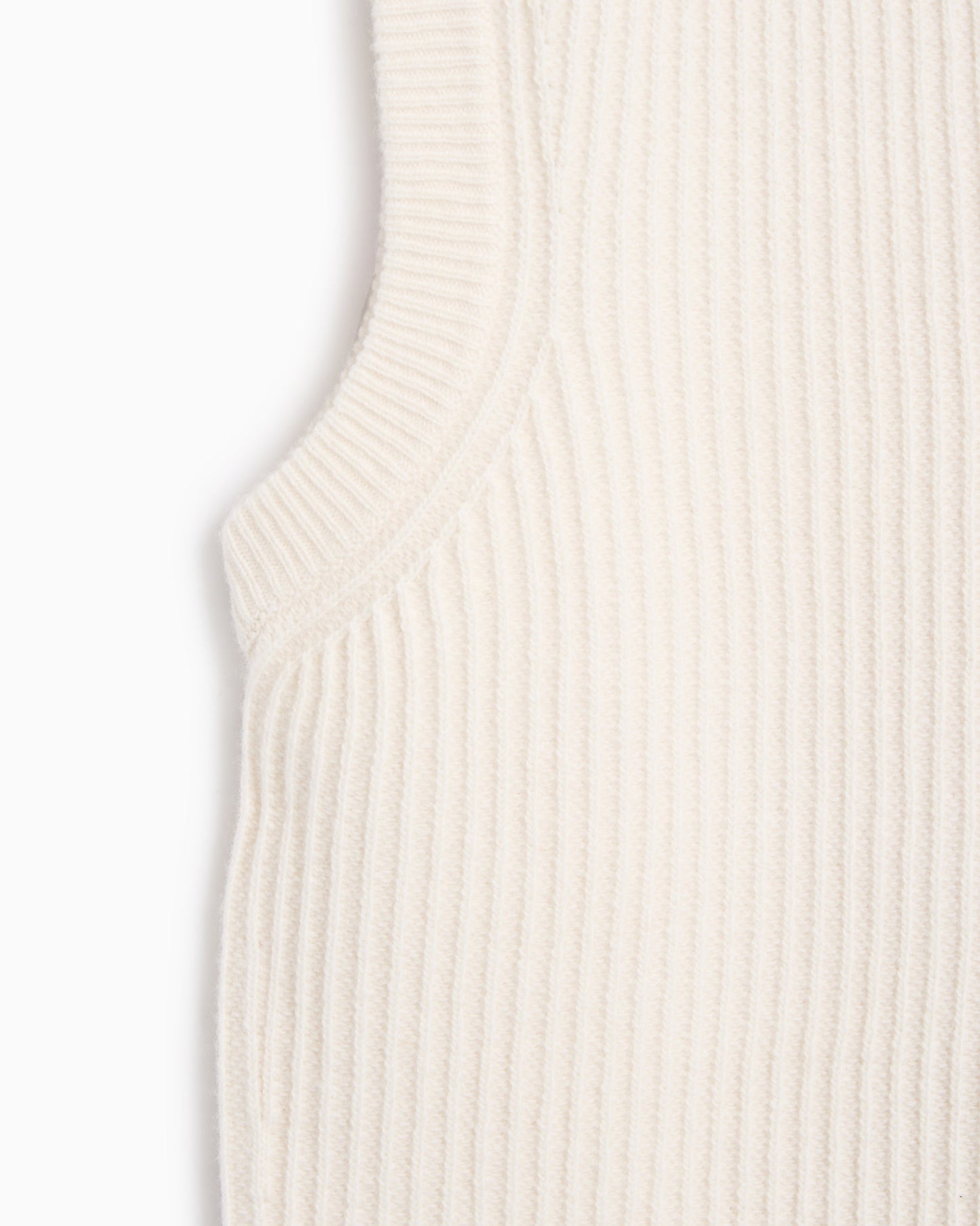 Jersey con logo Ribbed Vest Maison Kitsuné Fox Head para hombre