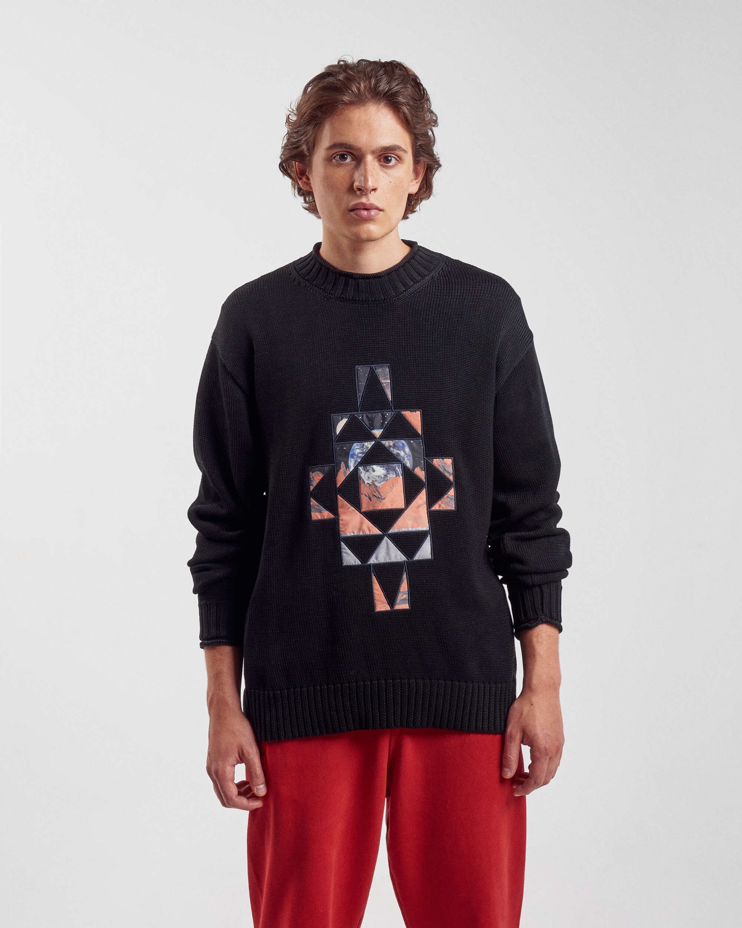 Jersey Marcelo Burlon County Of Milan Galaxy Cross Men's Sweater para hombre