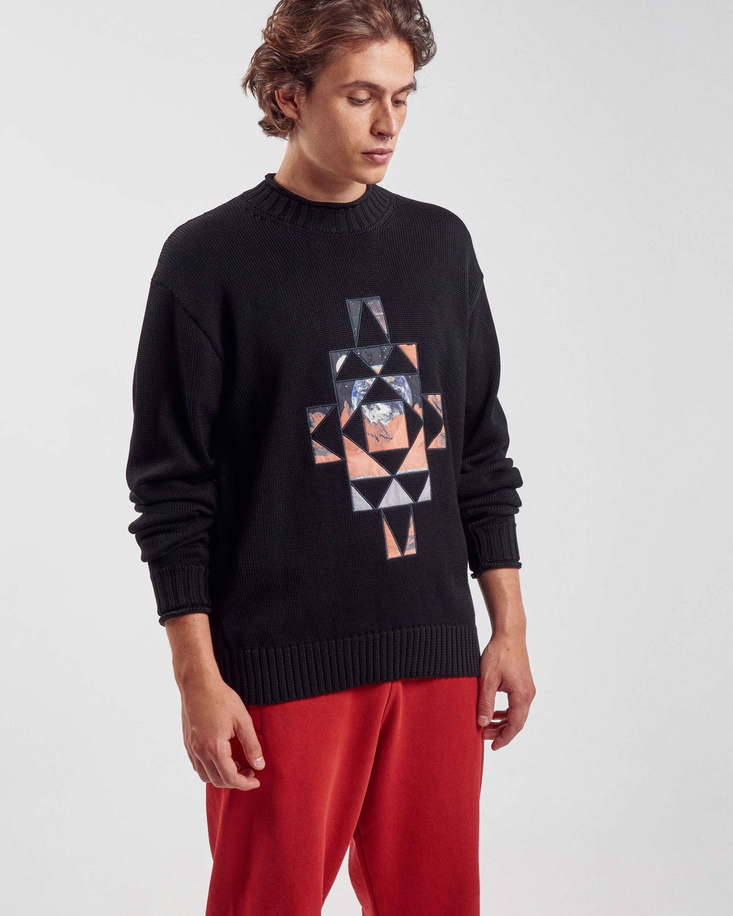 Jersey Marcelo Burlon County Of Milan Galaxy Cross Men's Sweater para hombre