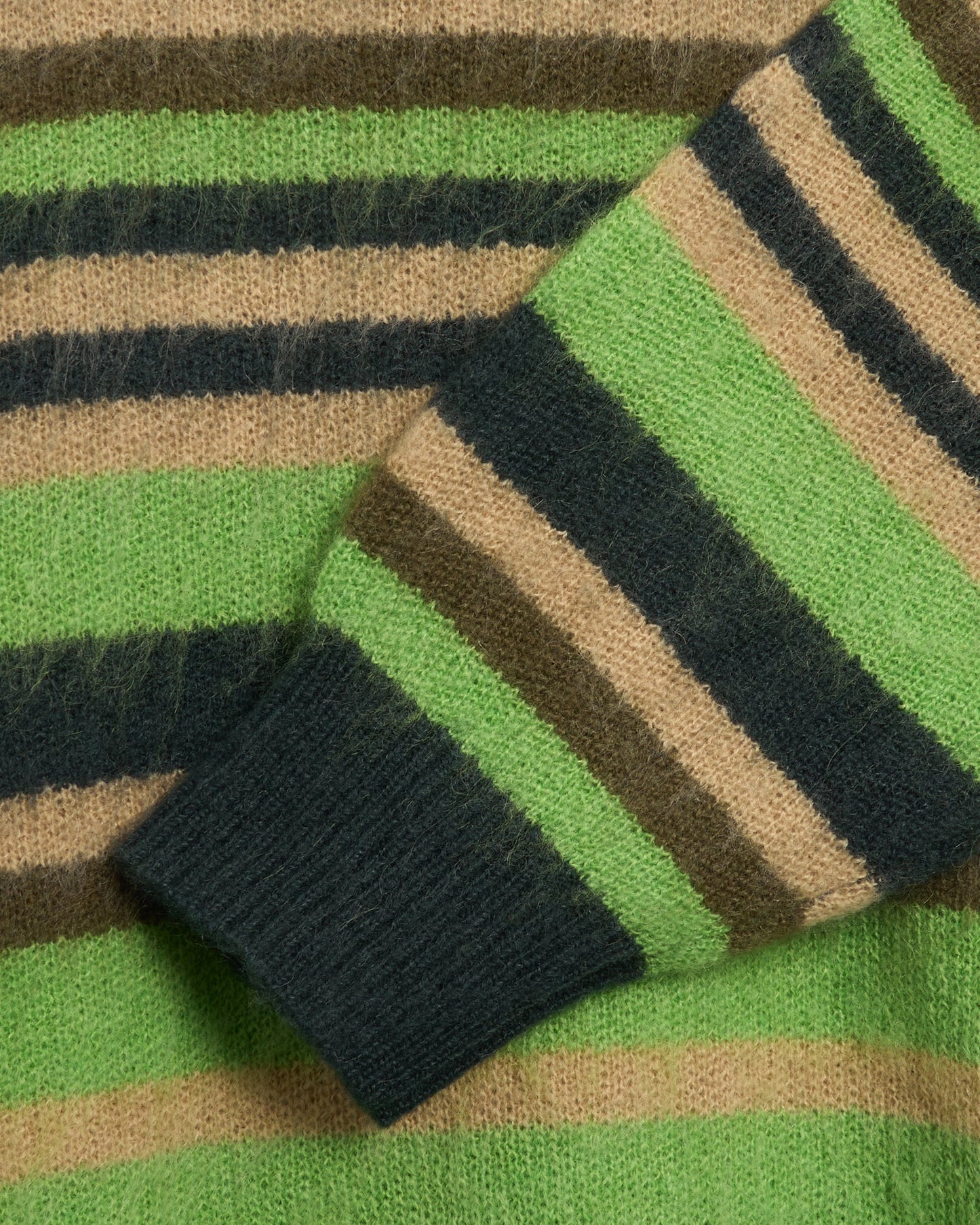 Jersey Metalwood Studio Men's Striped Knit Sweater para hombre