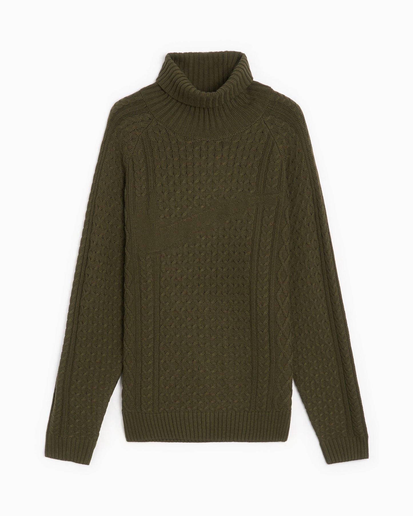 Jersey Nike Life Men's Turtleneck Cable Knit Sweater para hombre