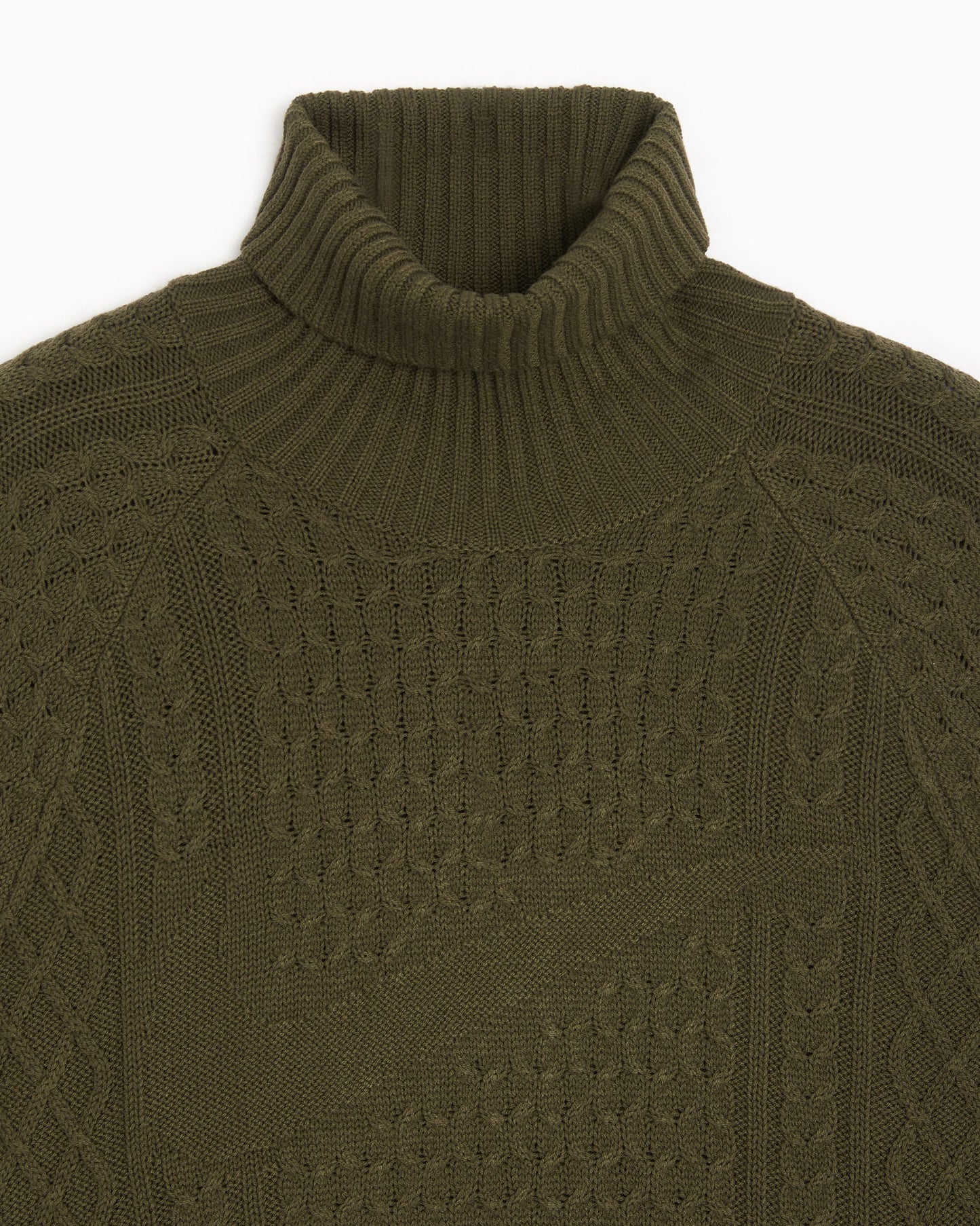 Jersey Nike Life Men's Turtleneck Cable Knit Sweater para hombre