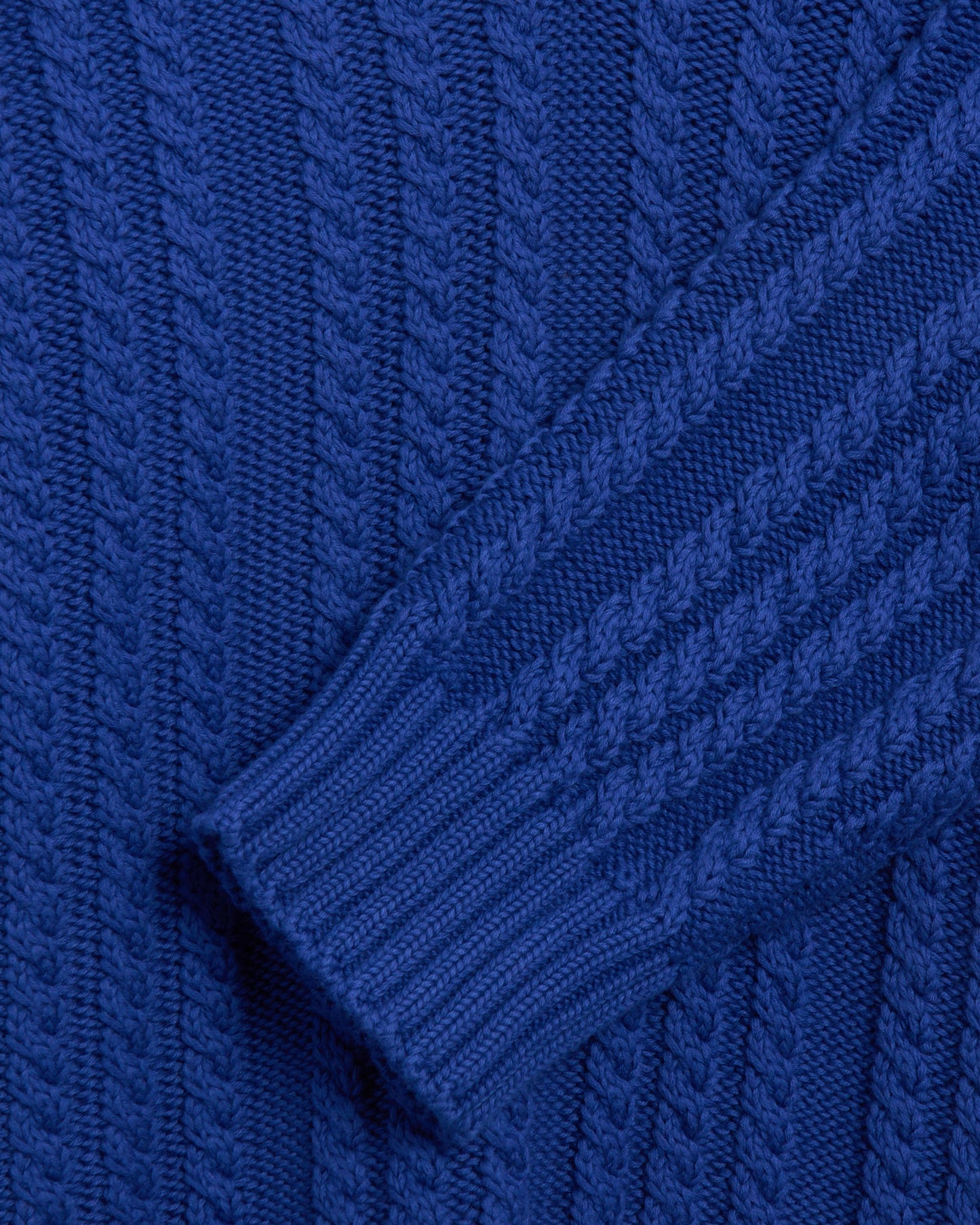 Jersey Sky High Farm Workwear Cableknit V-Neck Striped Sweater Unisex