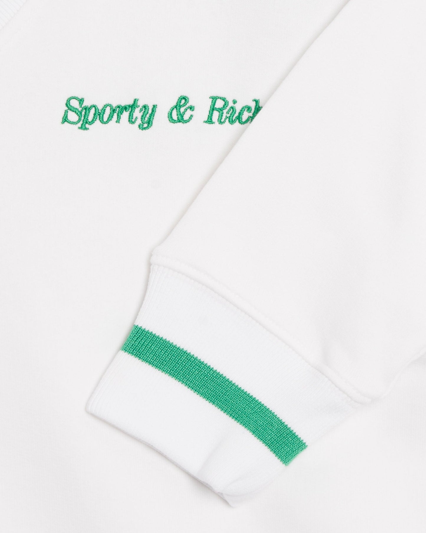 Jersey Sporty & Rich Classic Logo Embroidered V-Neck Women's Sweater para mujer