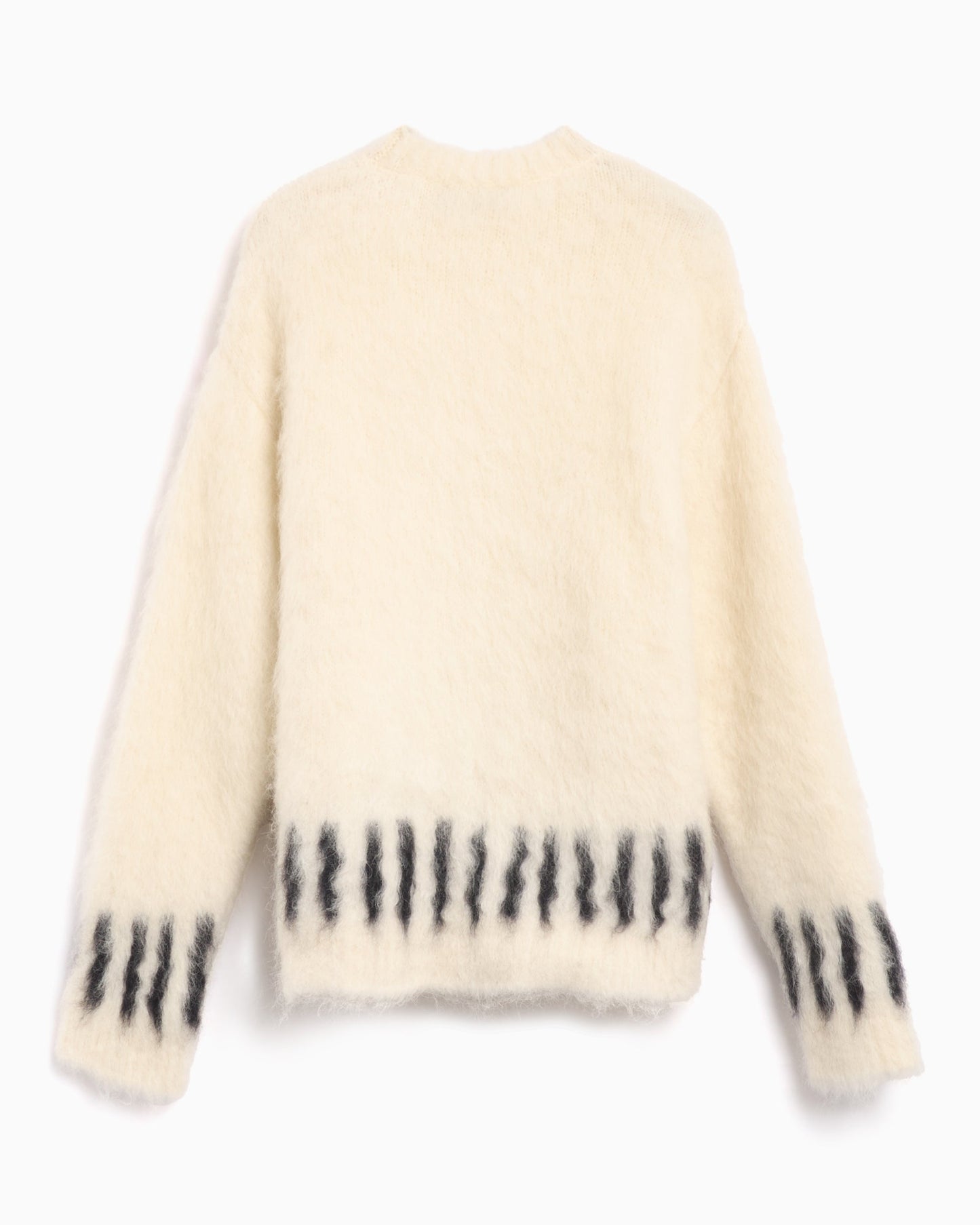 Jersey Sunnei Men's Hairy Knit Round Neck Sweater para hombre