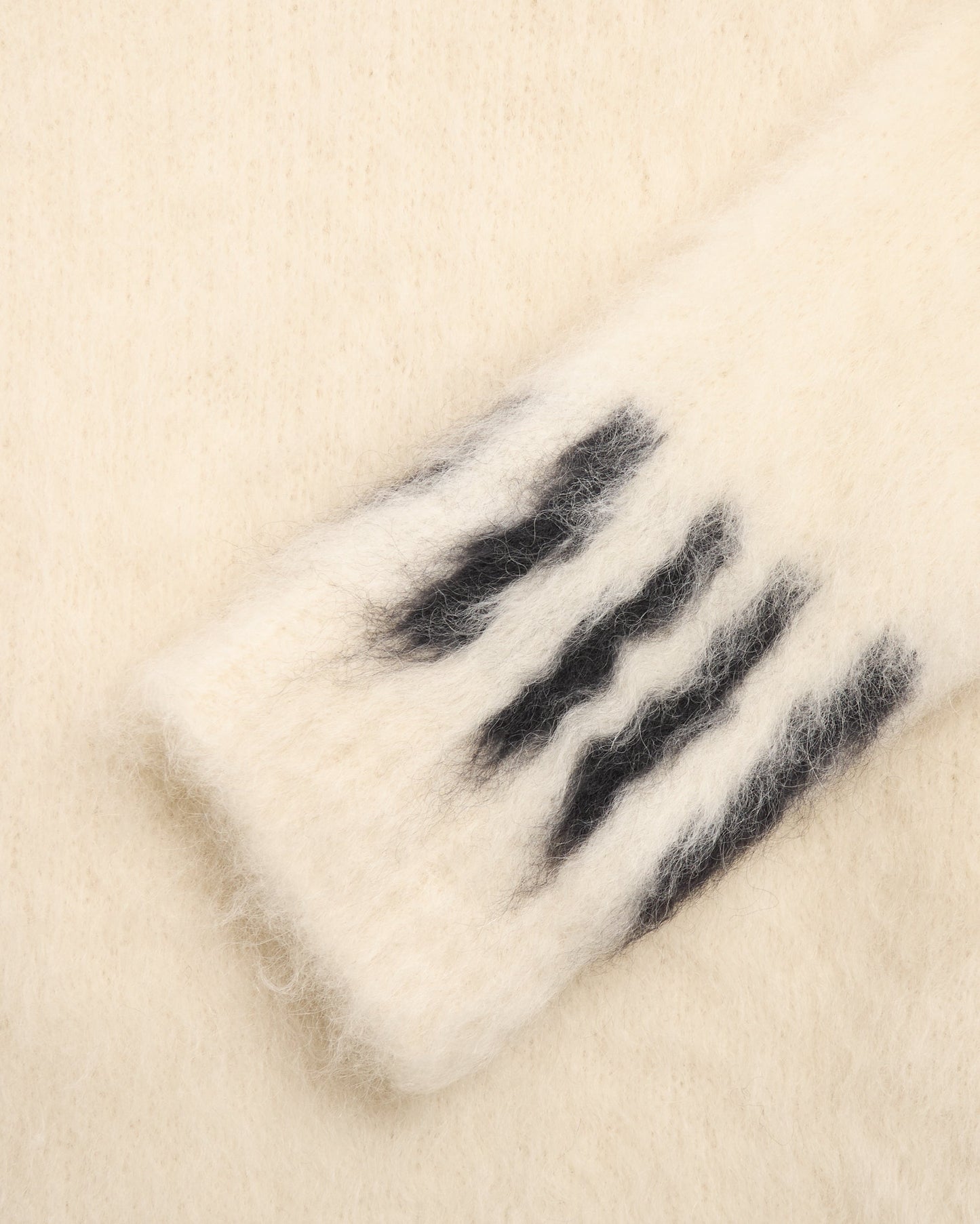 Jersey Sunnei Men's Hairy Knit Round Neck Sweater para hombre