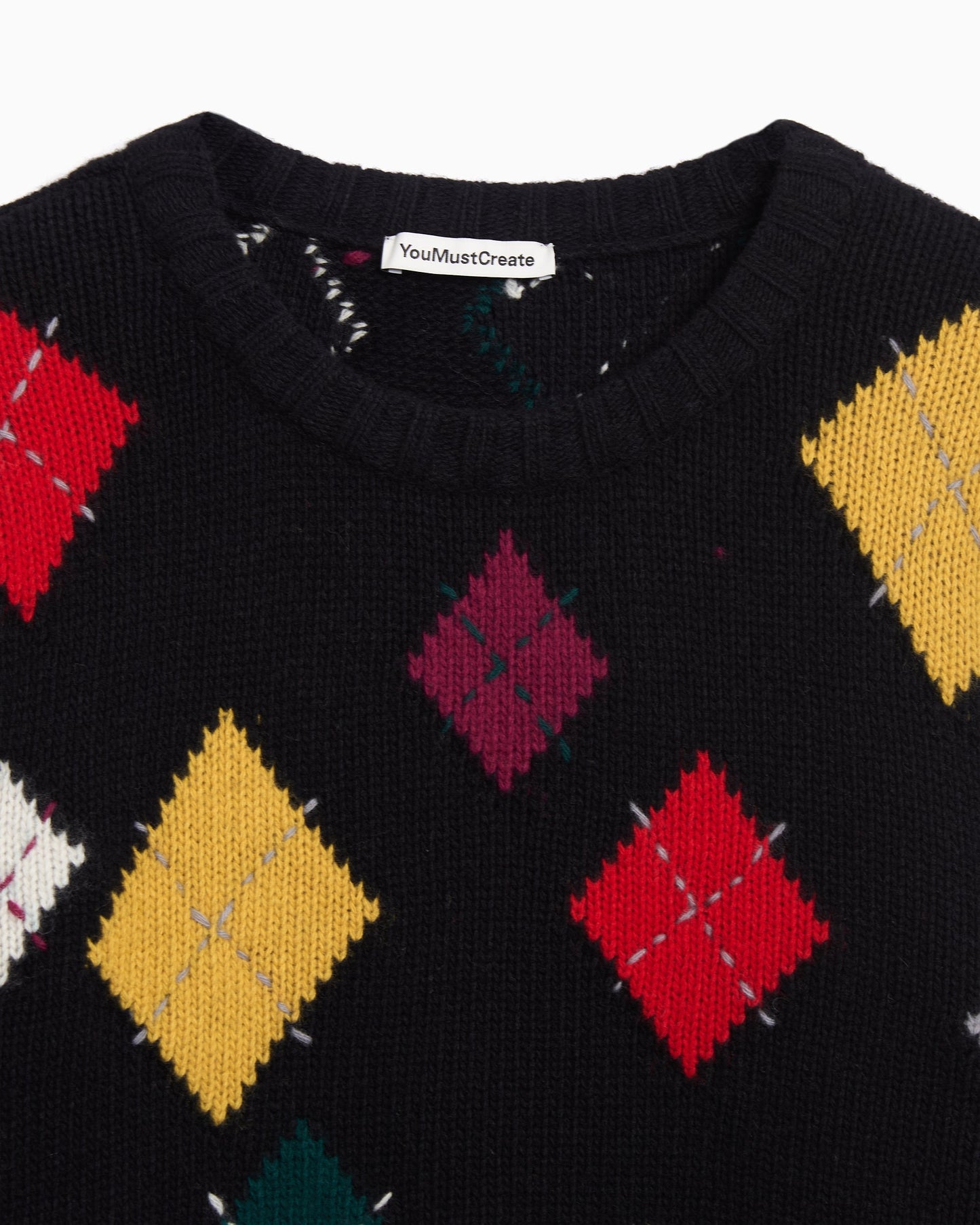 Jersey Relaxed Rombos YMC Flint para hombre