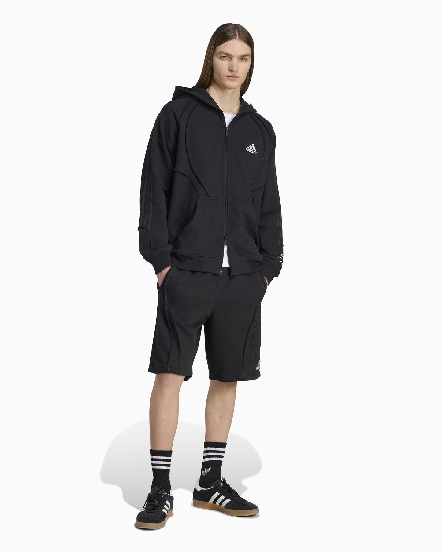 Sudadera con cremallera Relaxed adidas Adilenium Adilenium Teamgeist para hombre