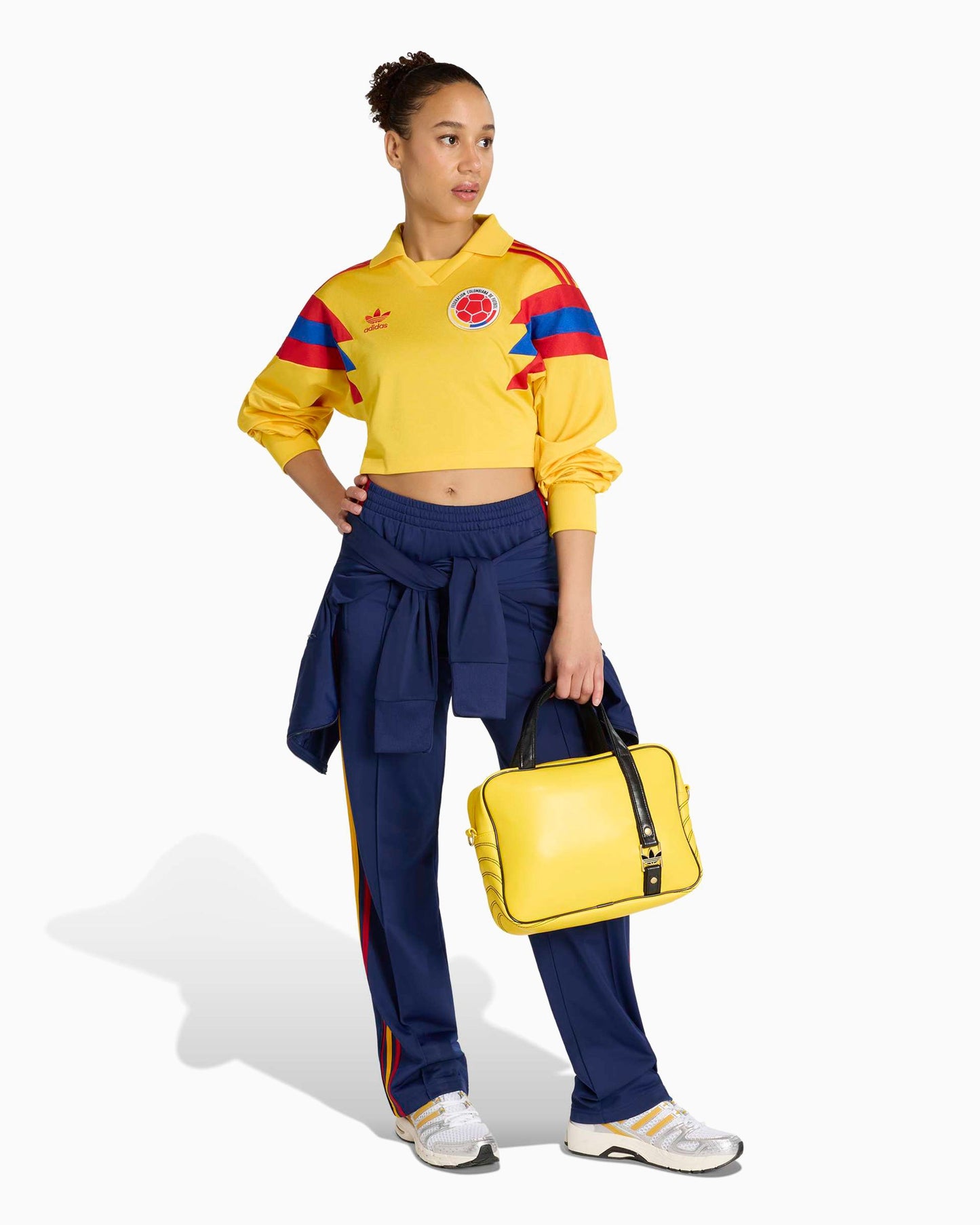 Sudadera Crop adidas Originals Colombia Reconstructed para mujer