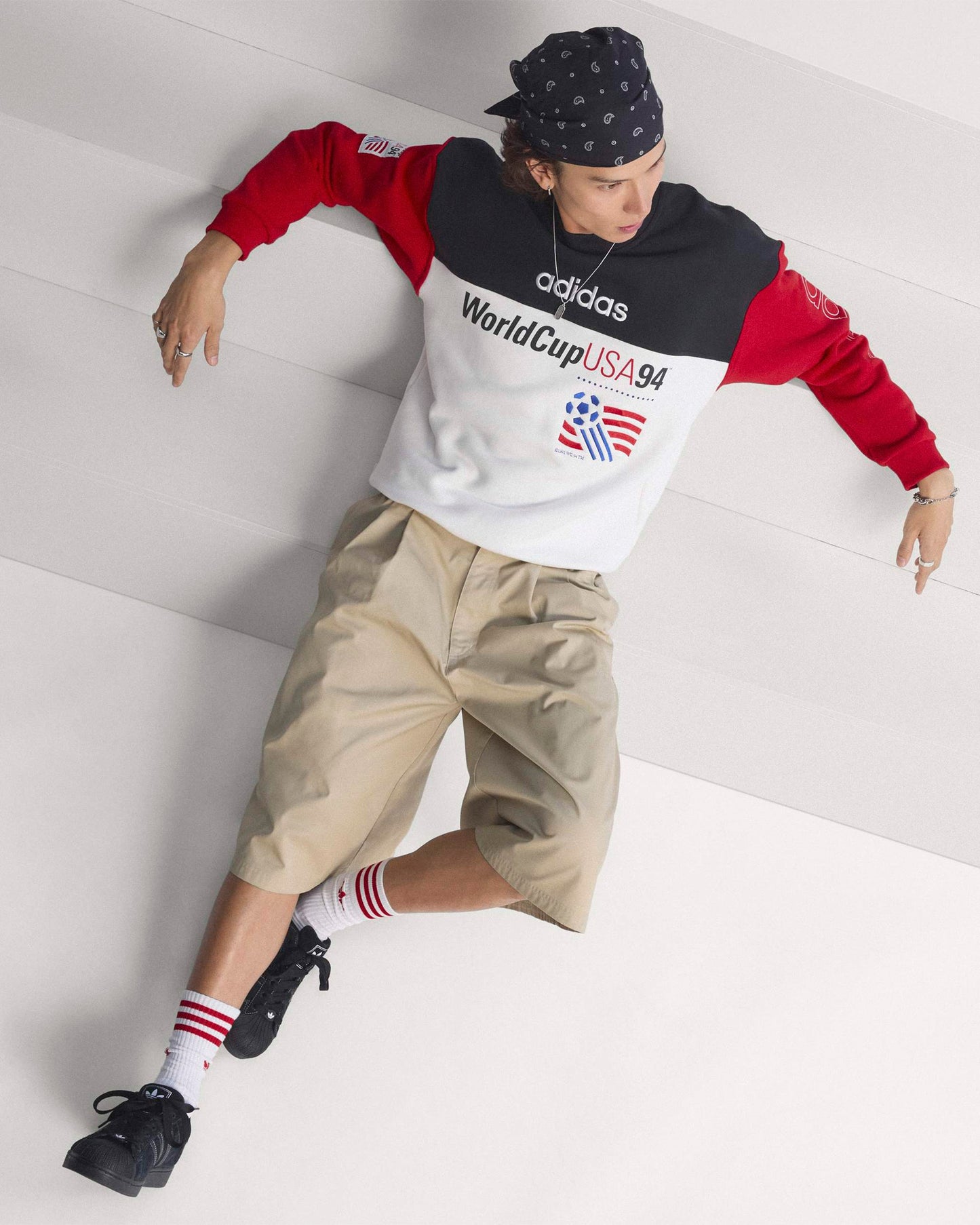 Sudadera con gráfico Relaxed adidas Originals World Cup USA94 para hombre