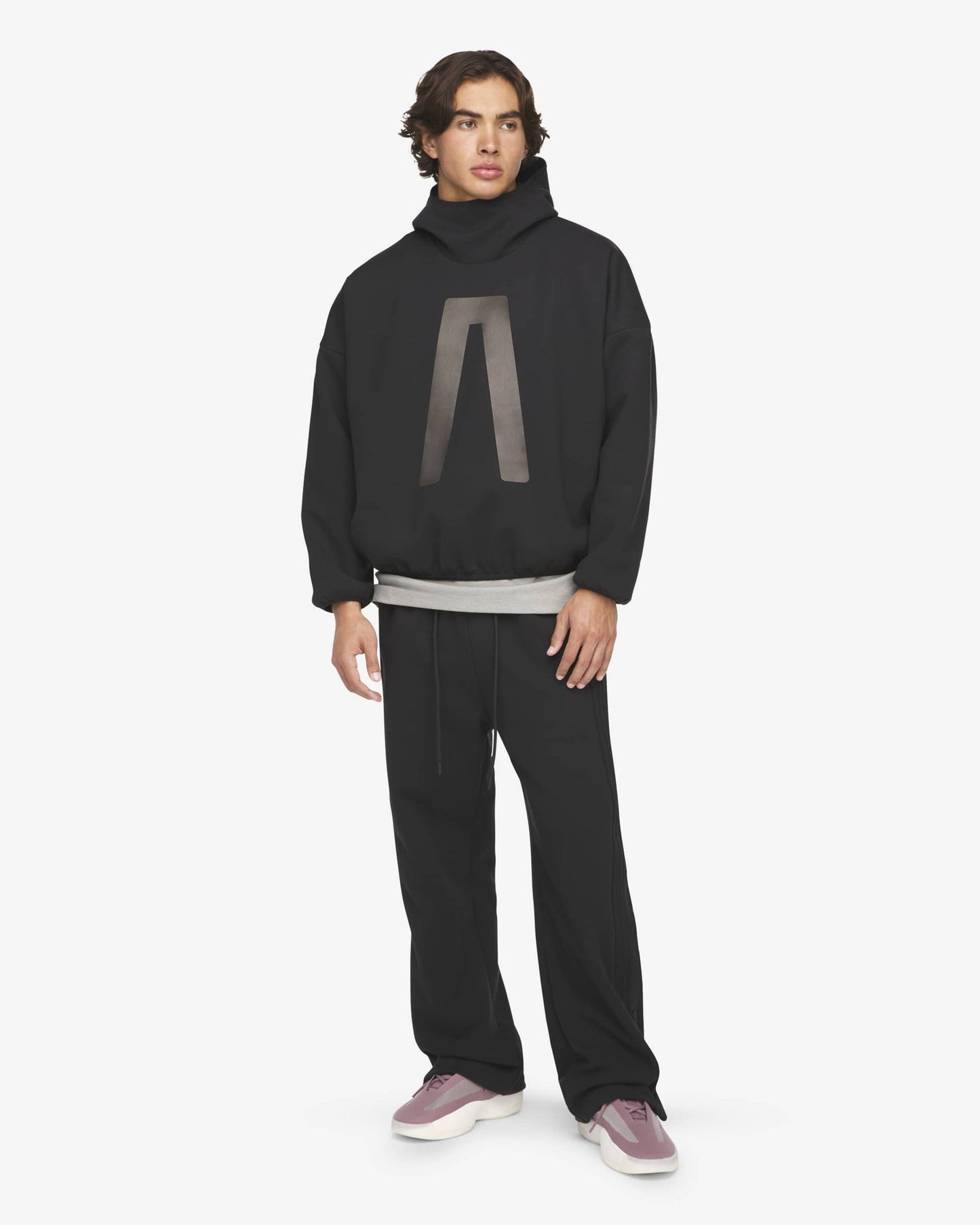 Sudadera con capucha con logo Relaxed adidas Originals x Fear of God ATHLETICS Fleece para hombre