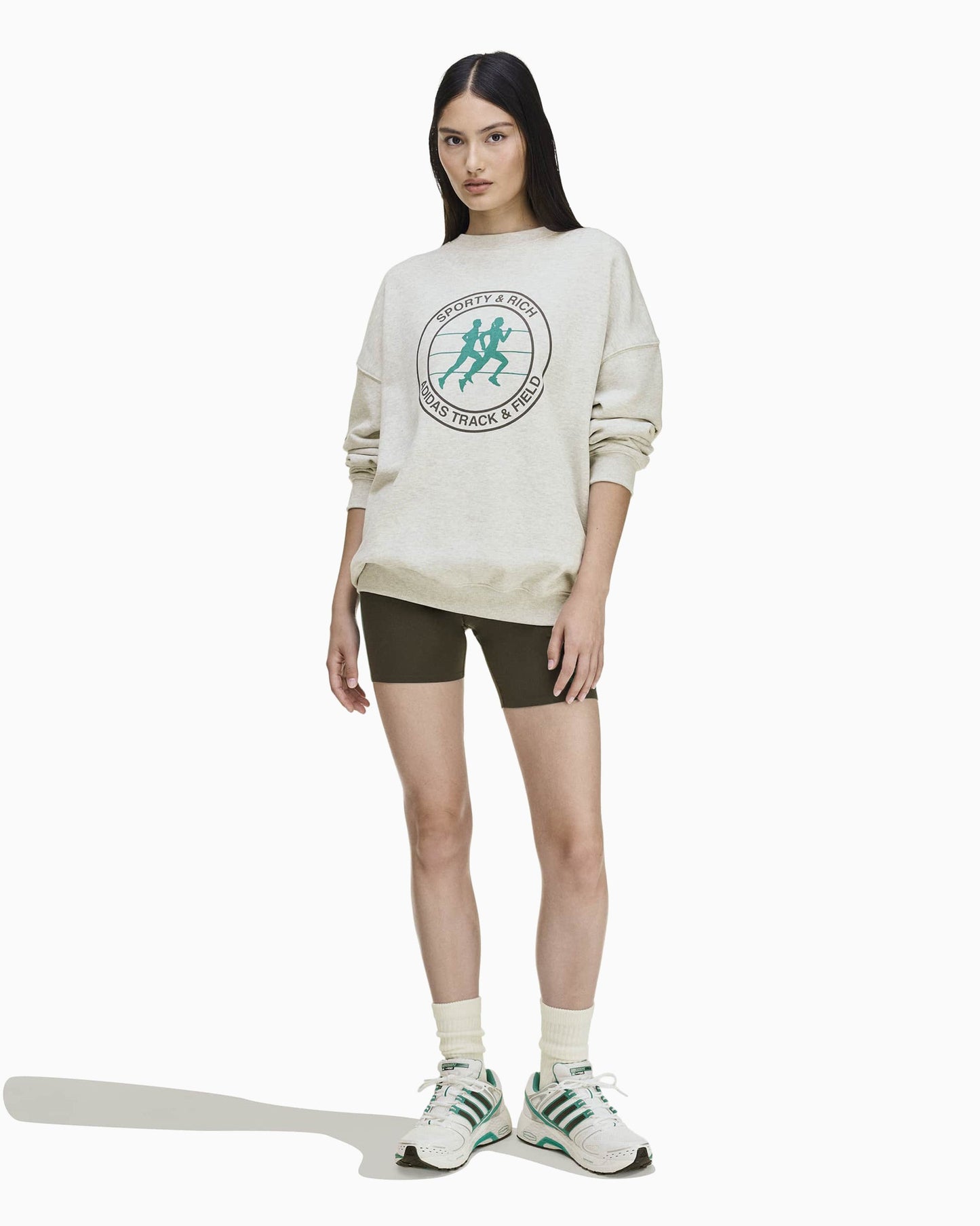 Sudadera adidas Originals x Sporty & Rich para mujer