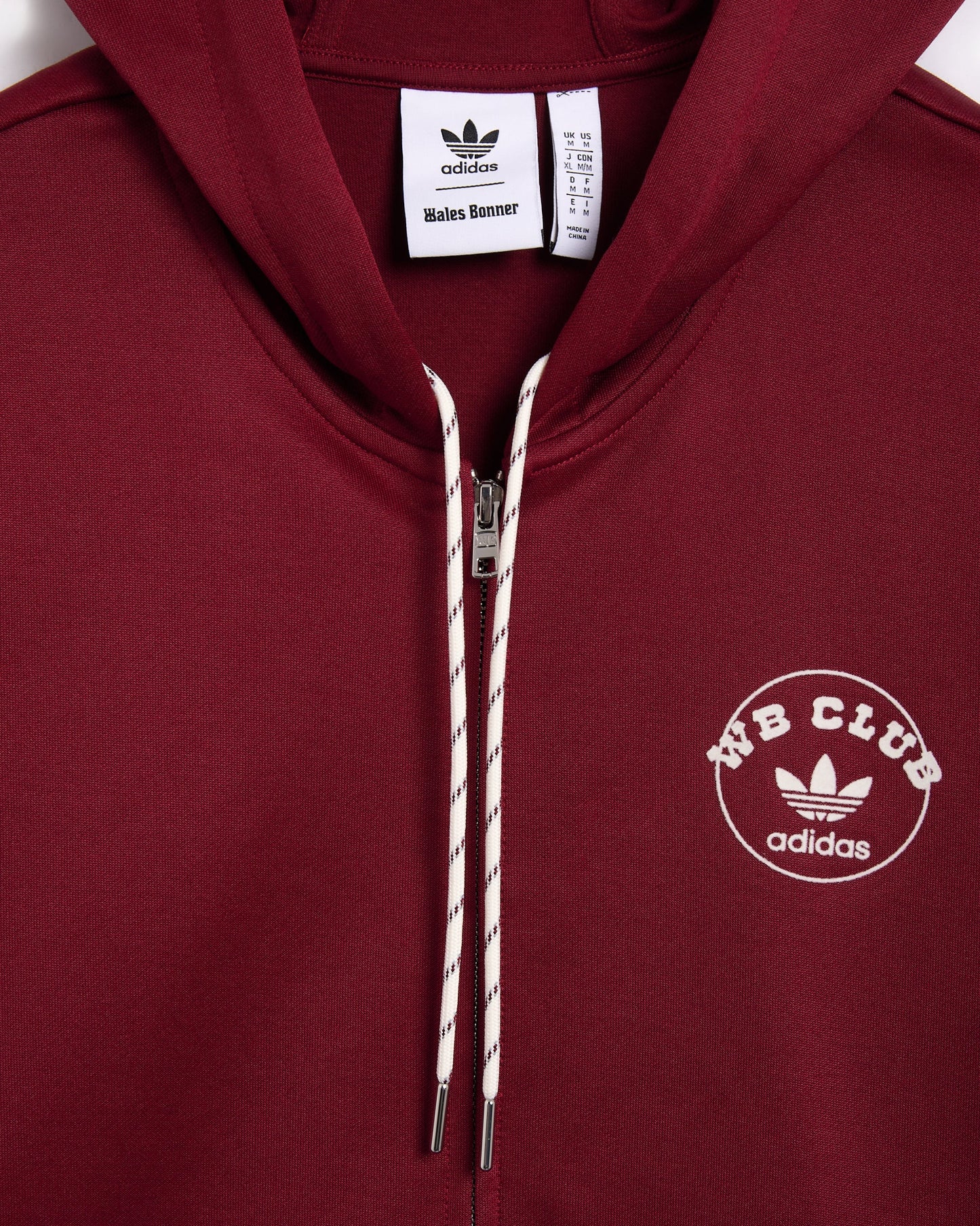 Sudadera con cremallera Slim adidas Originals x Wales Bonner para hombre