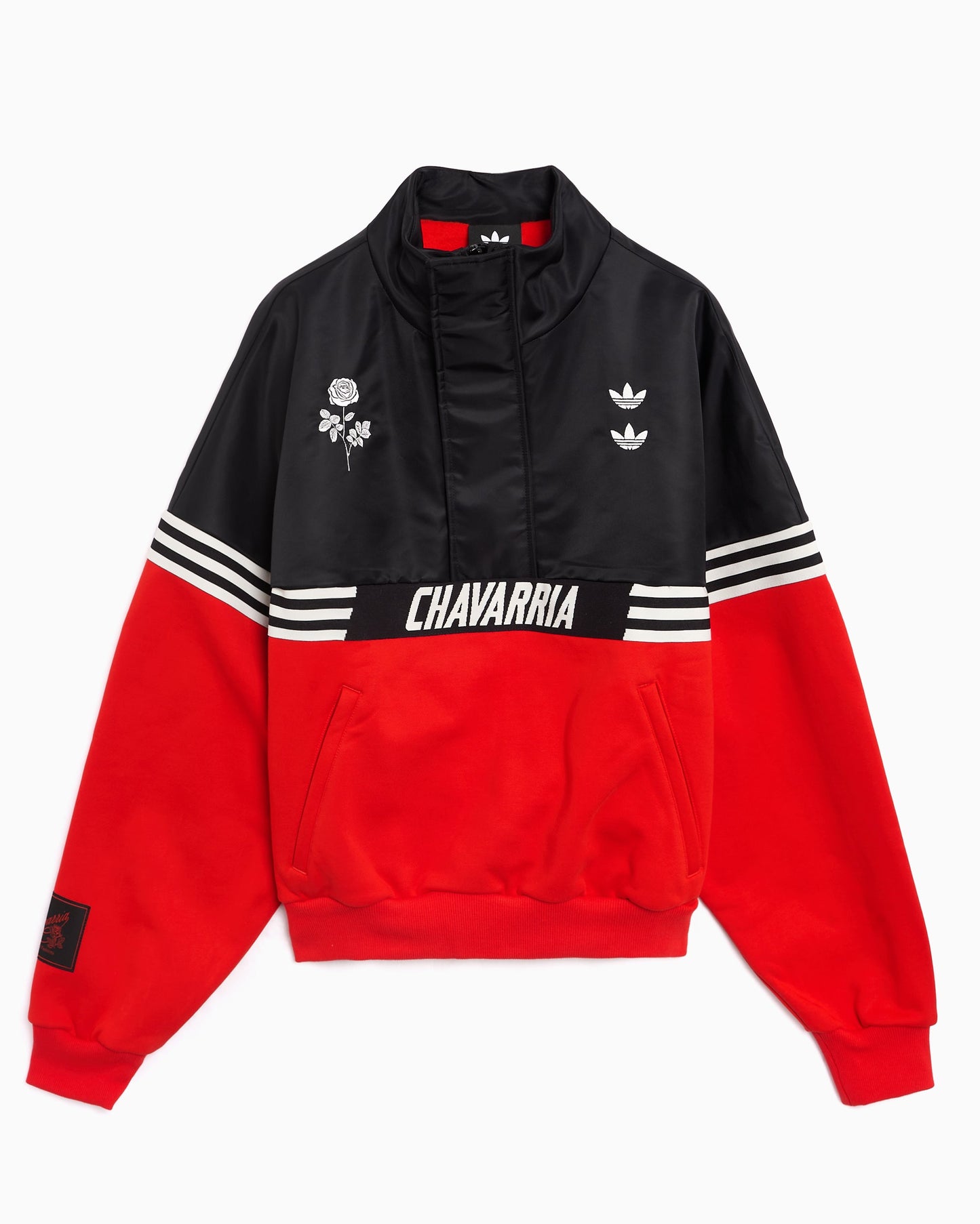 Sudadera Half Zip con logo Relaxed adidas Originals x Willy Chavarria Gomez para hombre
