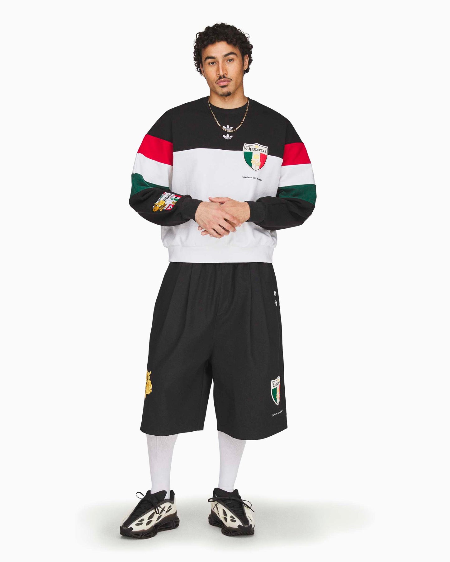 Sudadera con logo Relaxed adidas Originals x Willy Chavarria para hombre