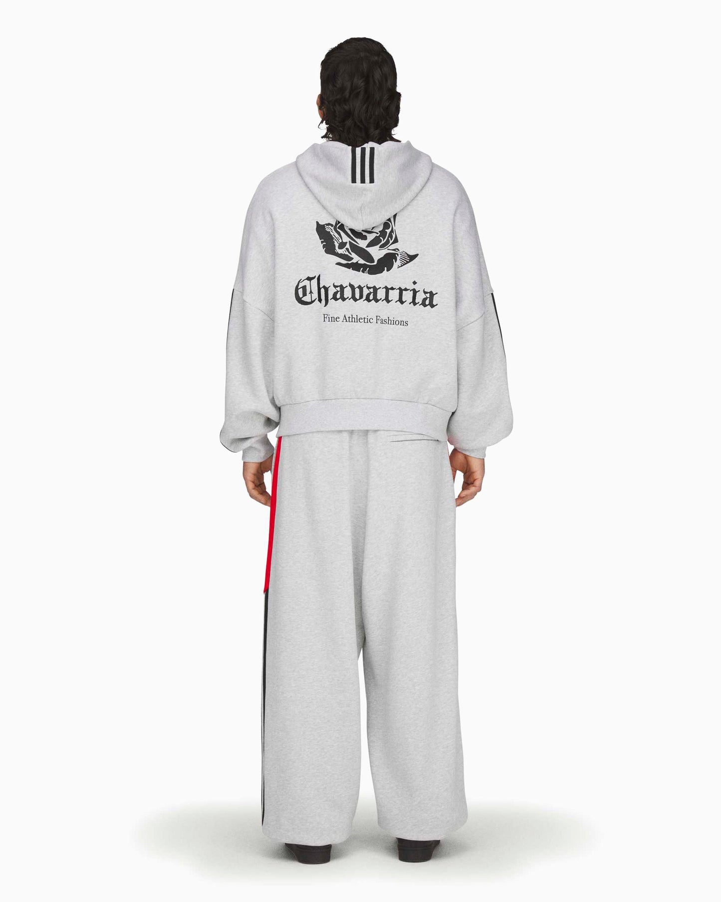 Sudadera con cremallera con logo Relaxed adidas Originals x Willy Chavarria para hombre