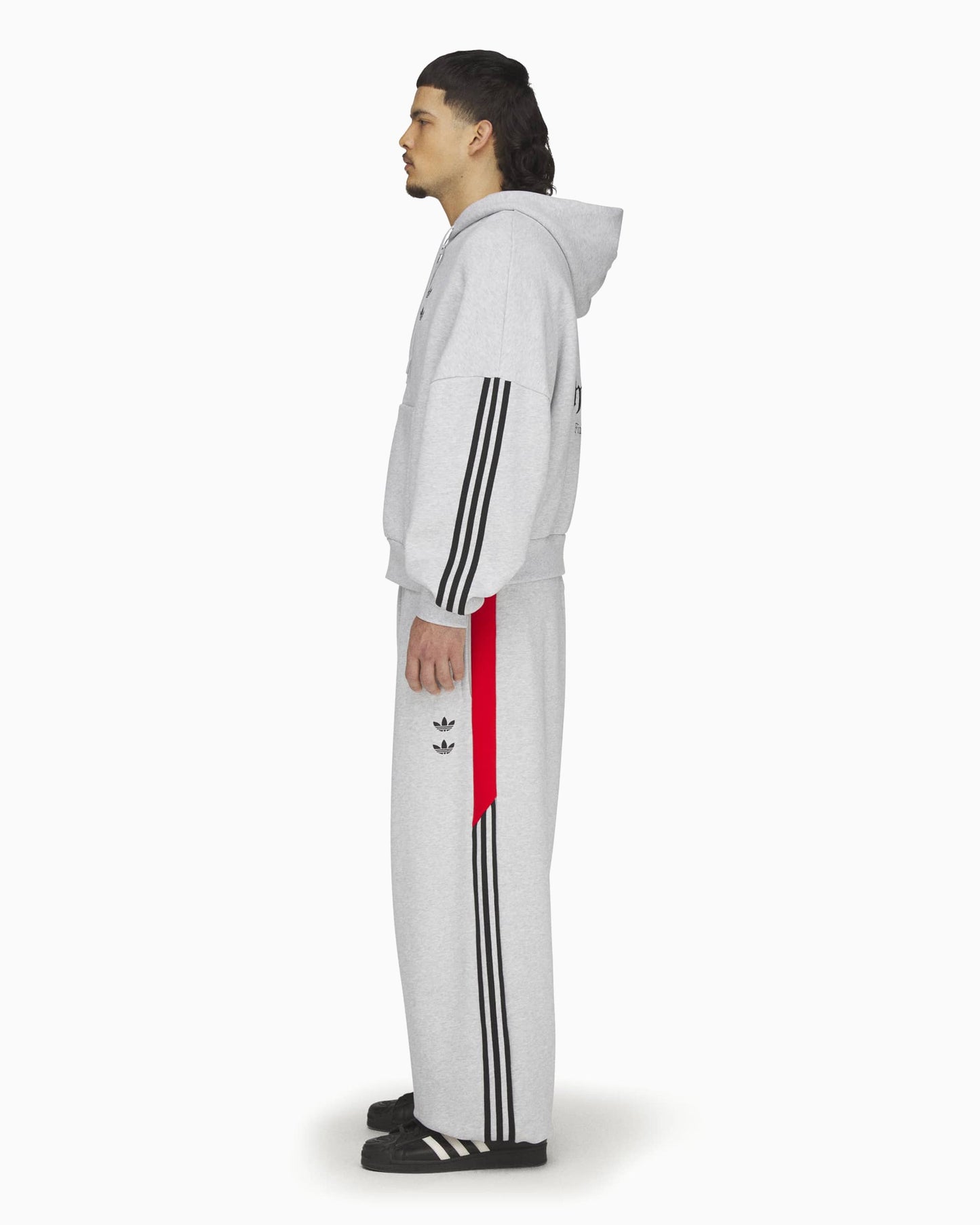 Sudadera con cremallera con logo Relaxed adidas Originals x Willy Chavarria para hombre