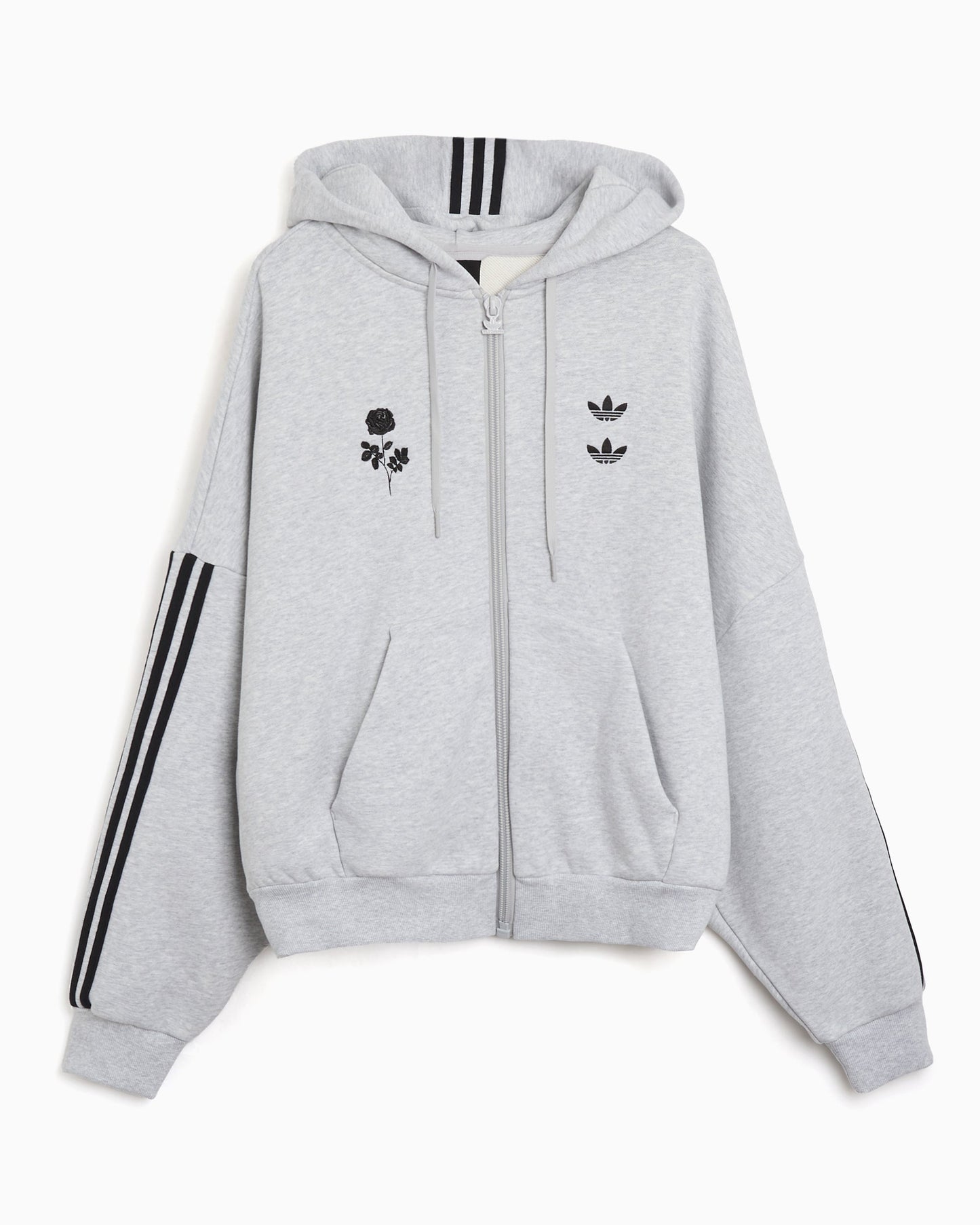 Sudadera con cremallera con logo Relaxed adidas Originals x Willy Chavarria para hombre