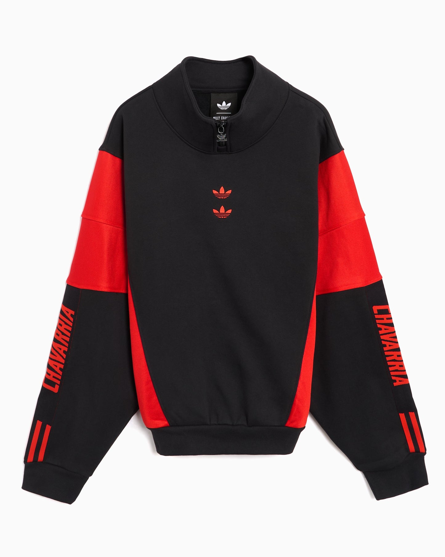 Sudadera Half Zip con logo Relaxed adidas Originals x Willy Chavarria Watsonville para hombre