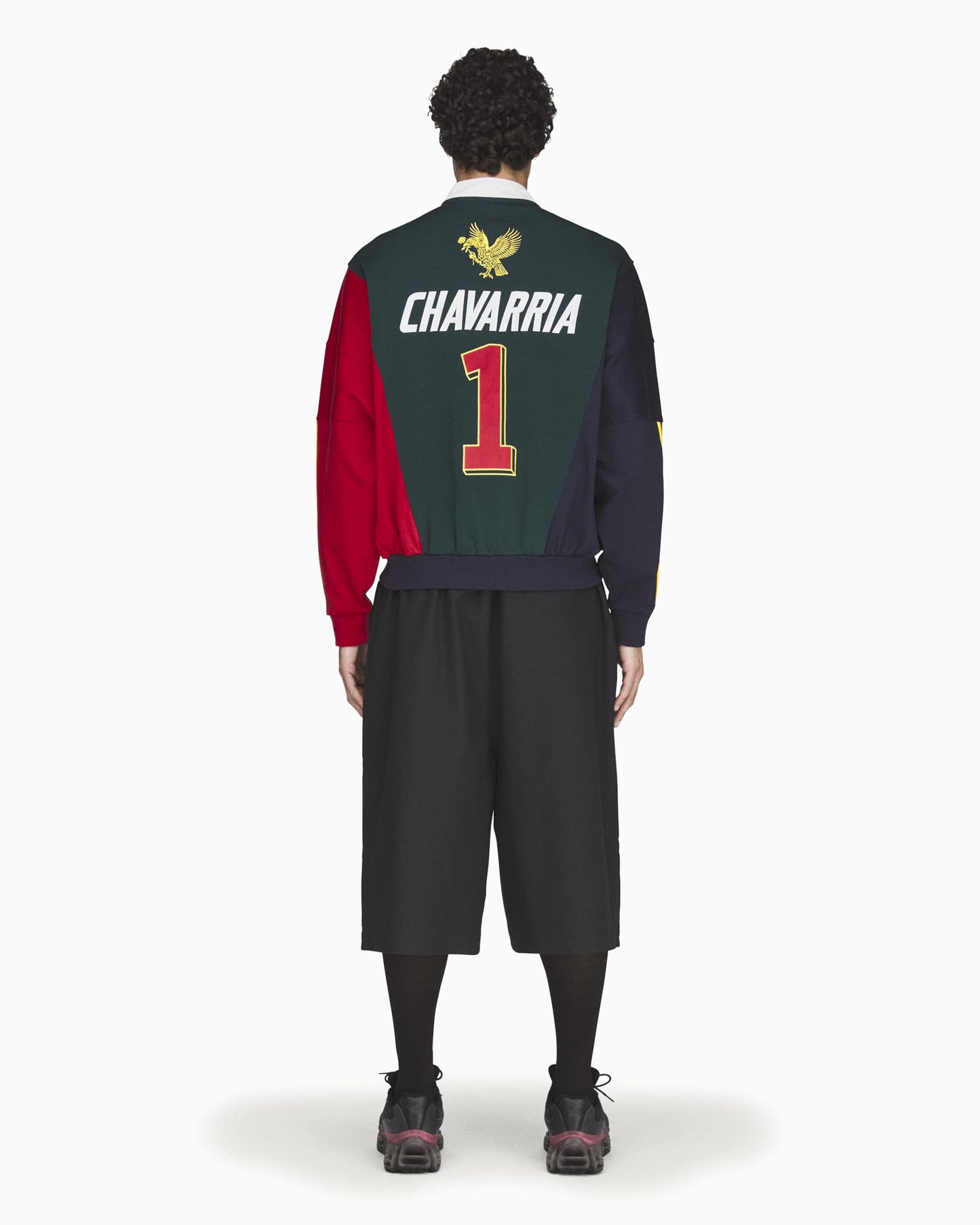 Sudadera Half Zip con logo Relaxed adidas Originals x Willy Chavarria Watsonville para hombre