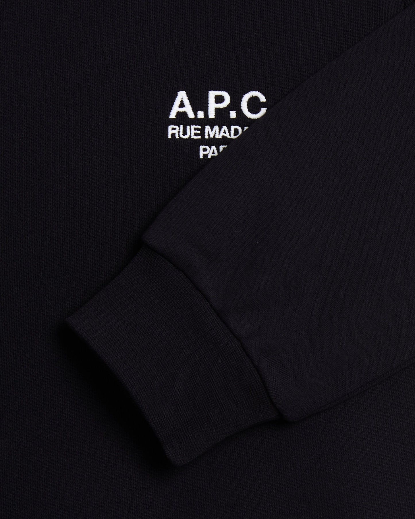 Sudadera con logo A.P.C. Rue Madame para hombre