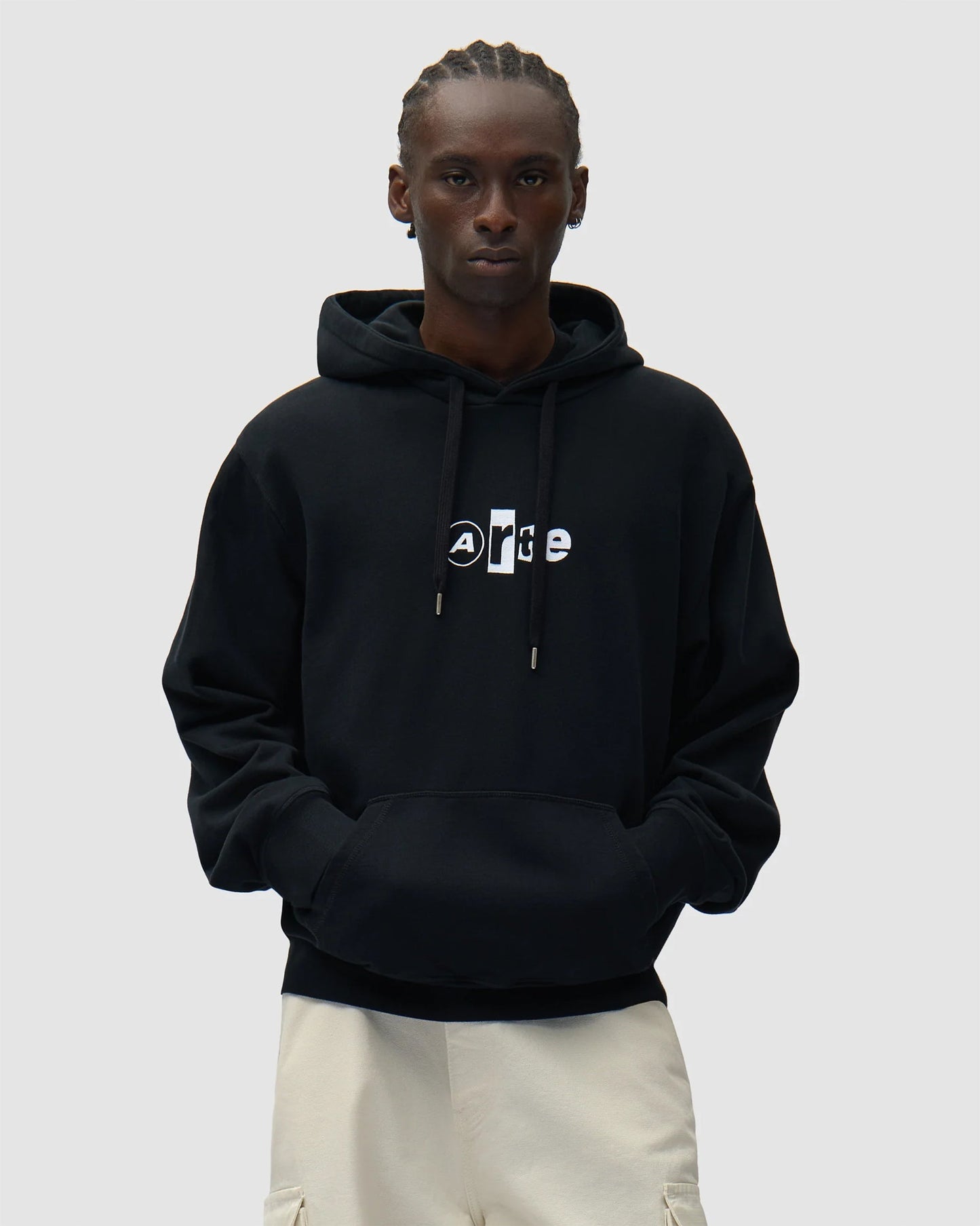Sudadera con capucha con logo Relaxed Arte Antwerp Collage para hombre