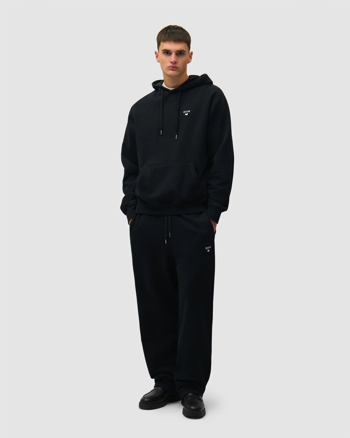 Sudadera con capucha con logo Relaxed Arte Antwerp Heart para hombre