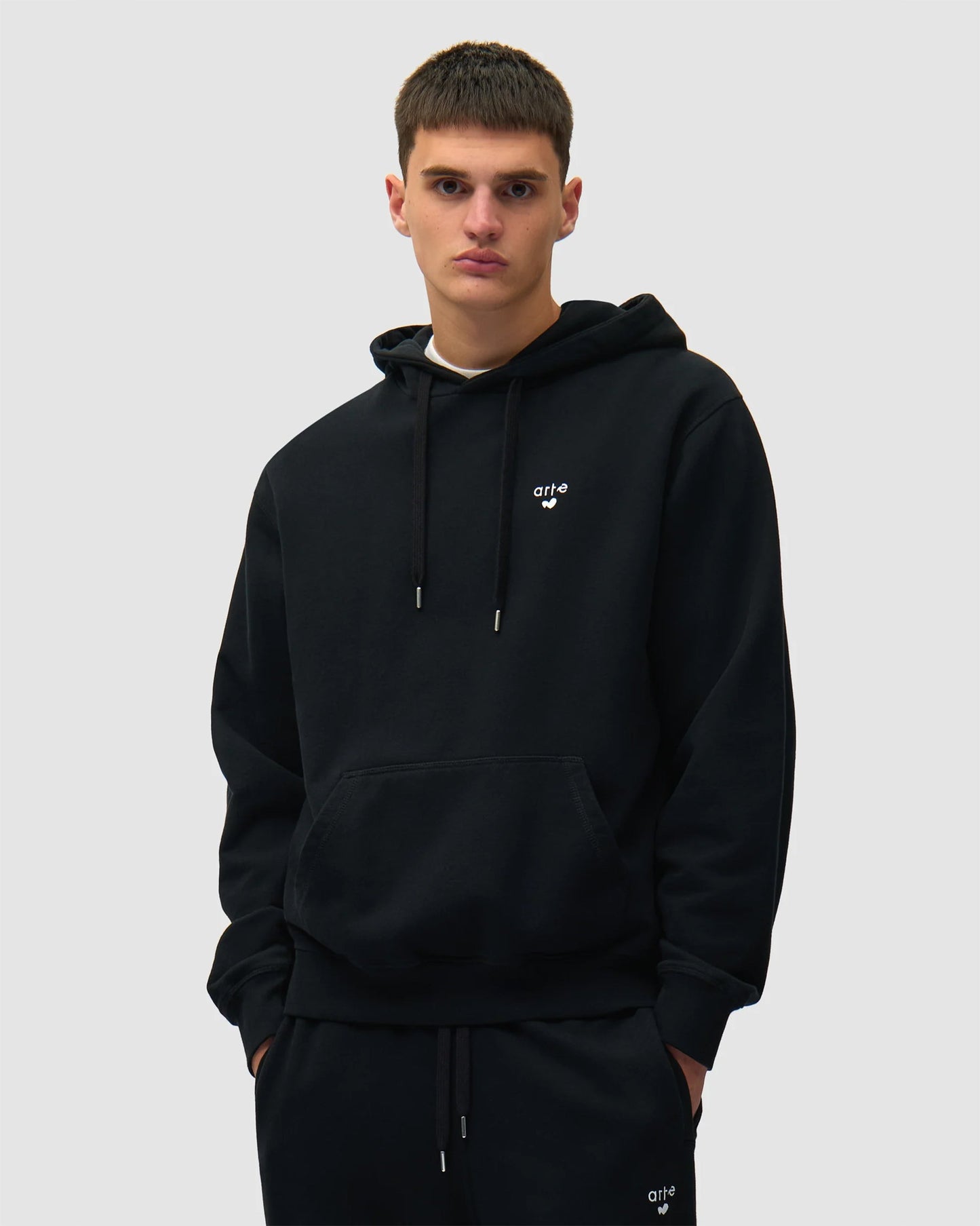 Sudadera con capucha con logo Relaxed Arte Antwerp Heart para hombre