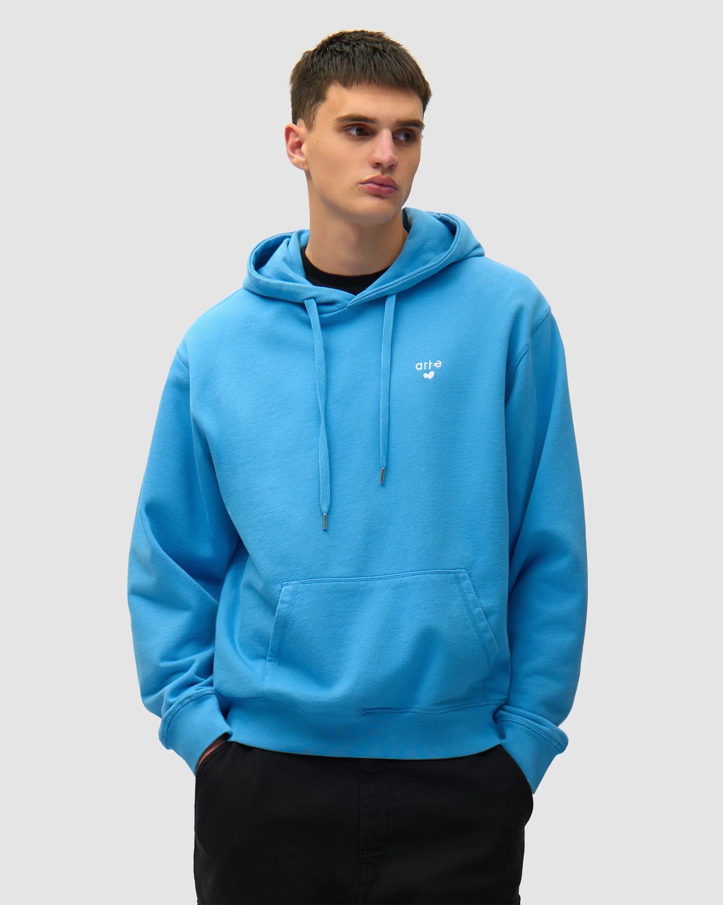 Sudadera con capucha con logo Relaxed Arte Antwerp Heart para hombre