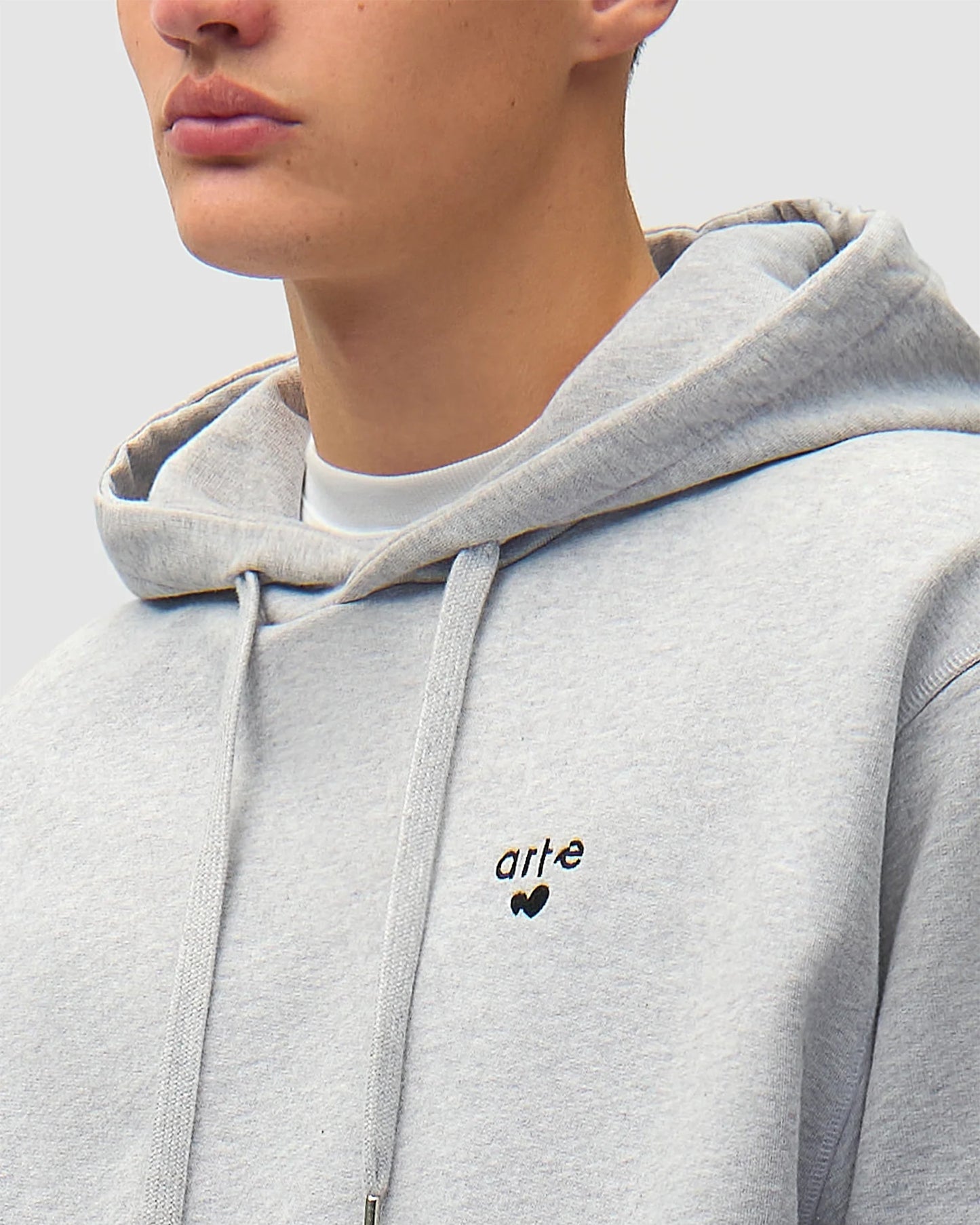 Sudadera con capucha con logo Relaxed Arte Antwerp Heart para hombre