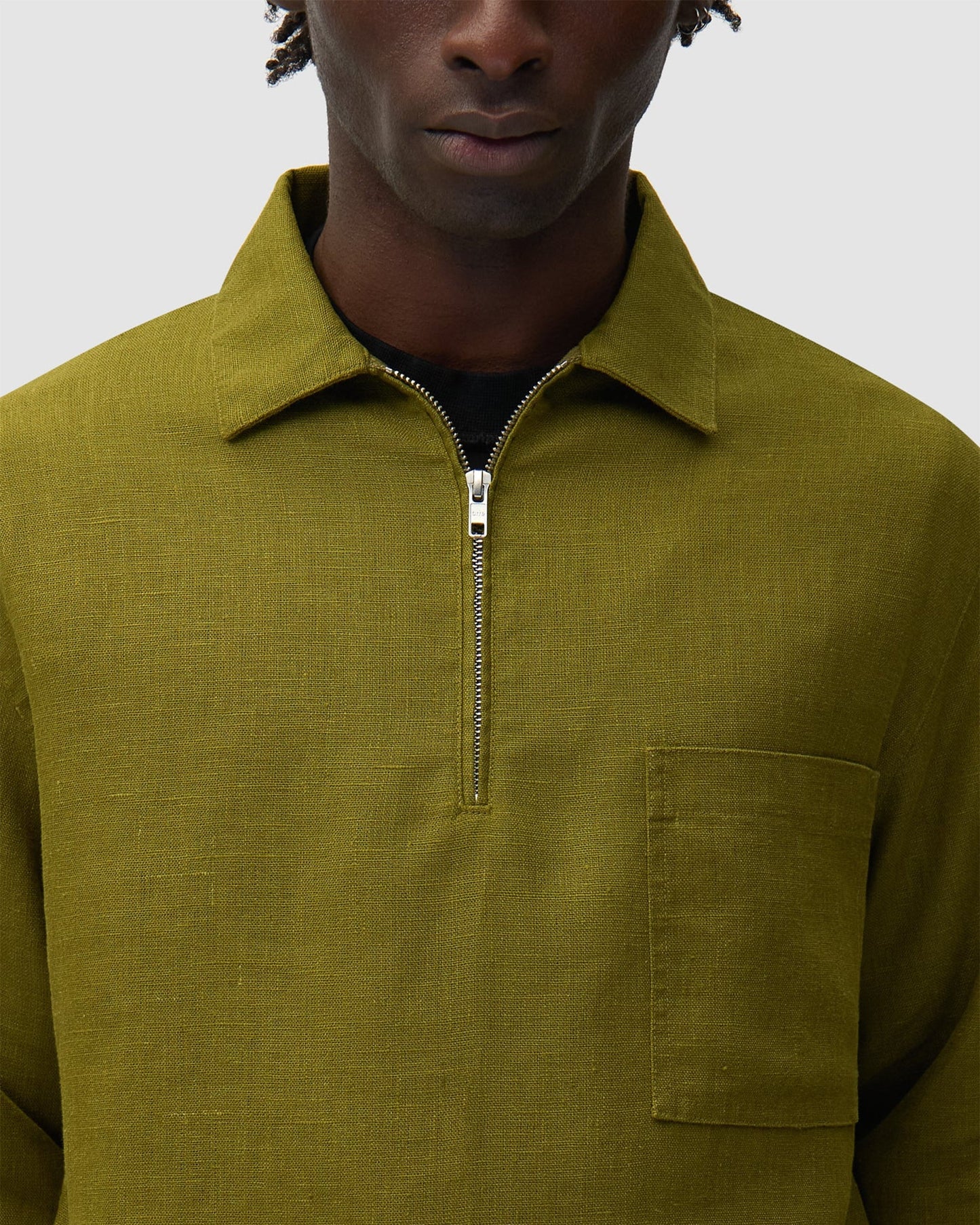 Sudadera Half Zip Relaxed Arte Antwerp Linen para hombre